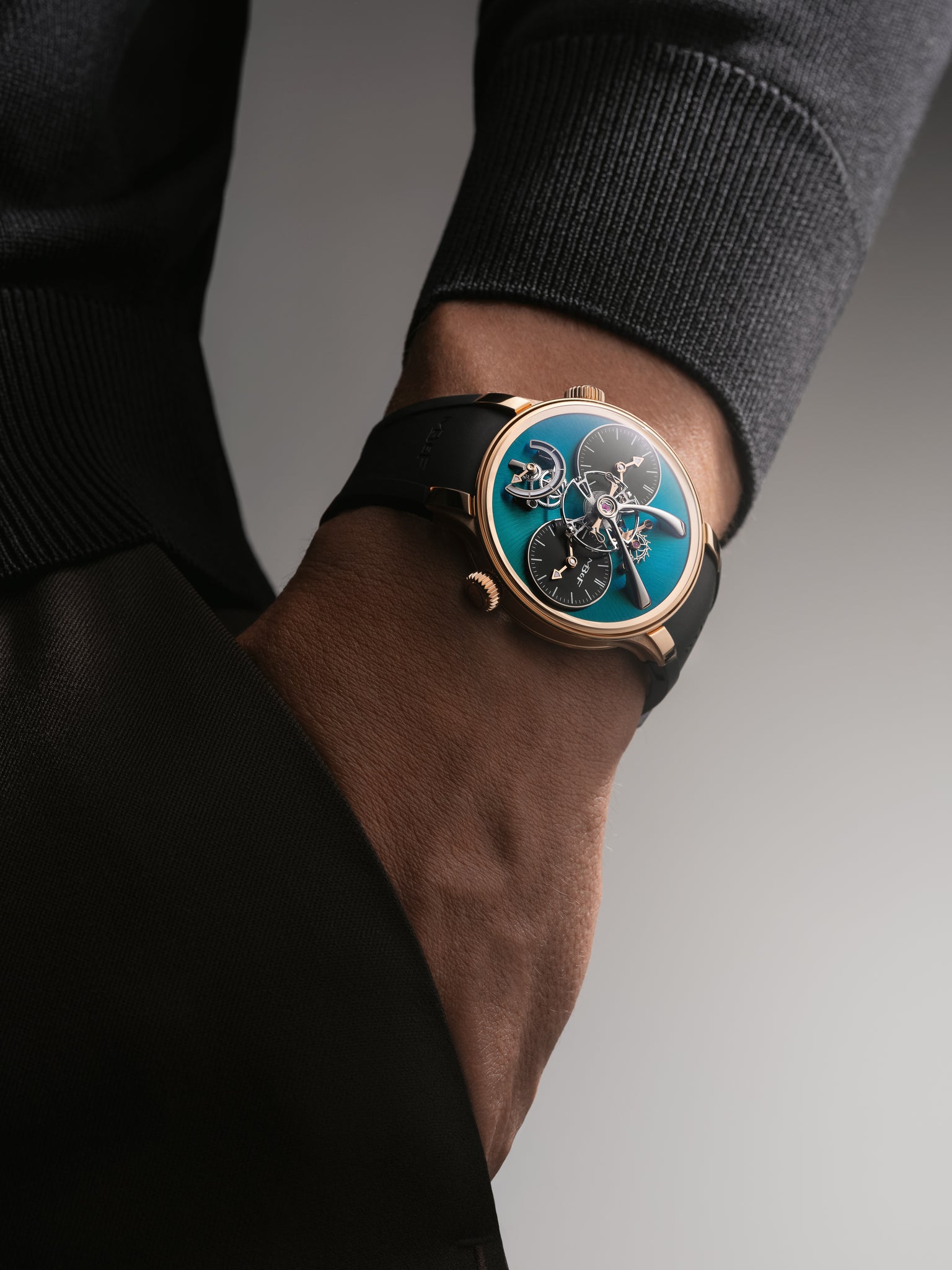 LM1 EVO Rose Gold | 42mm, 5N+ Rose Gold