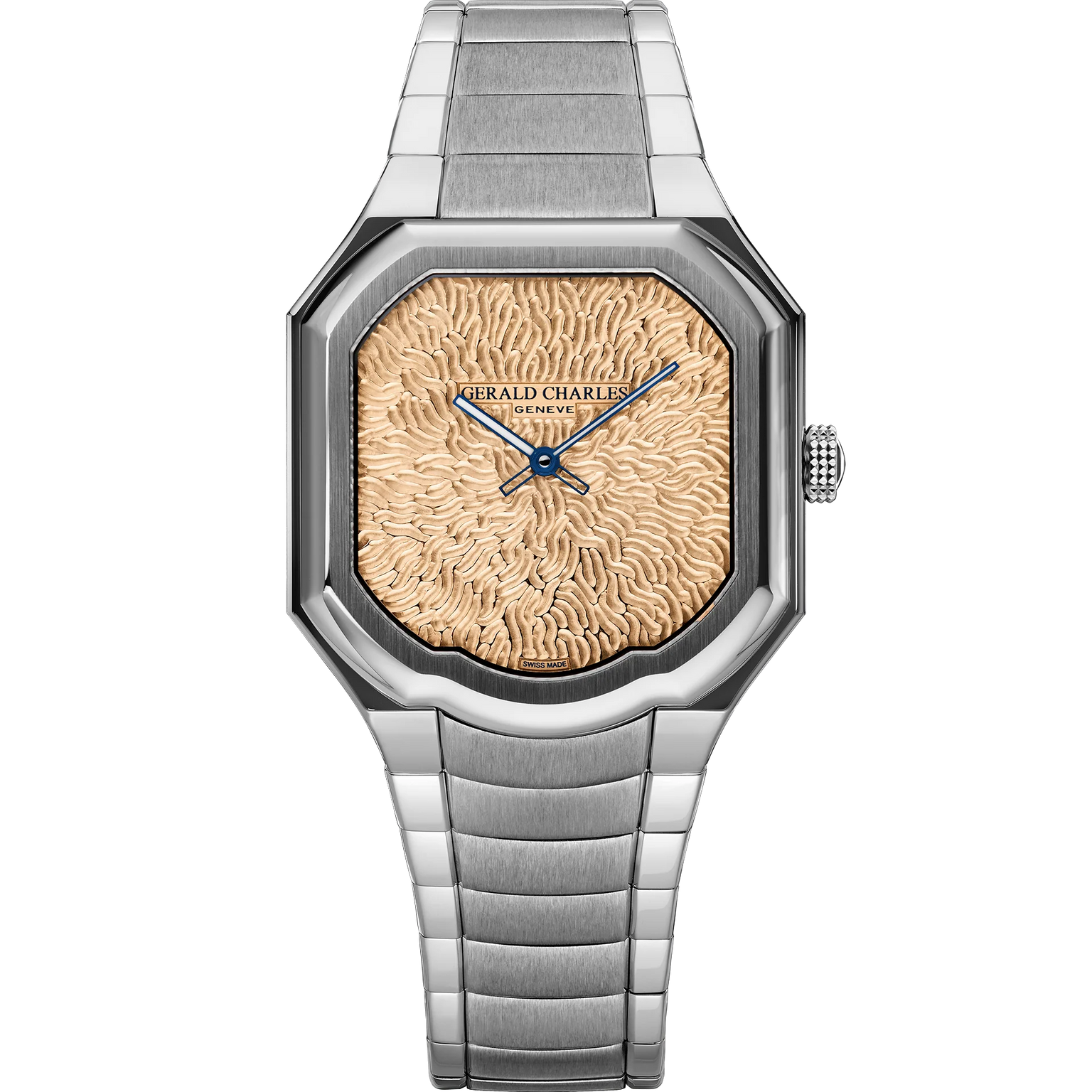 Masterlink Atelier Edition Golden Rose |30mm, Hammered Dial, Stainless Steel