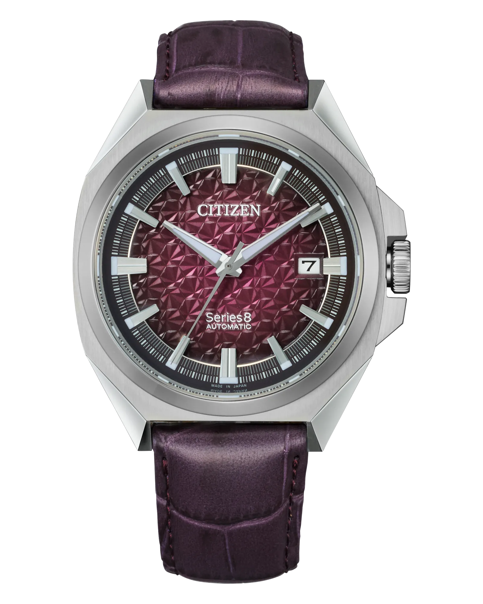 Series8 831 Burgundy | 40mm, Stainless Steel