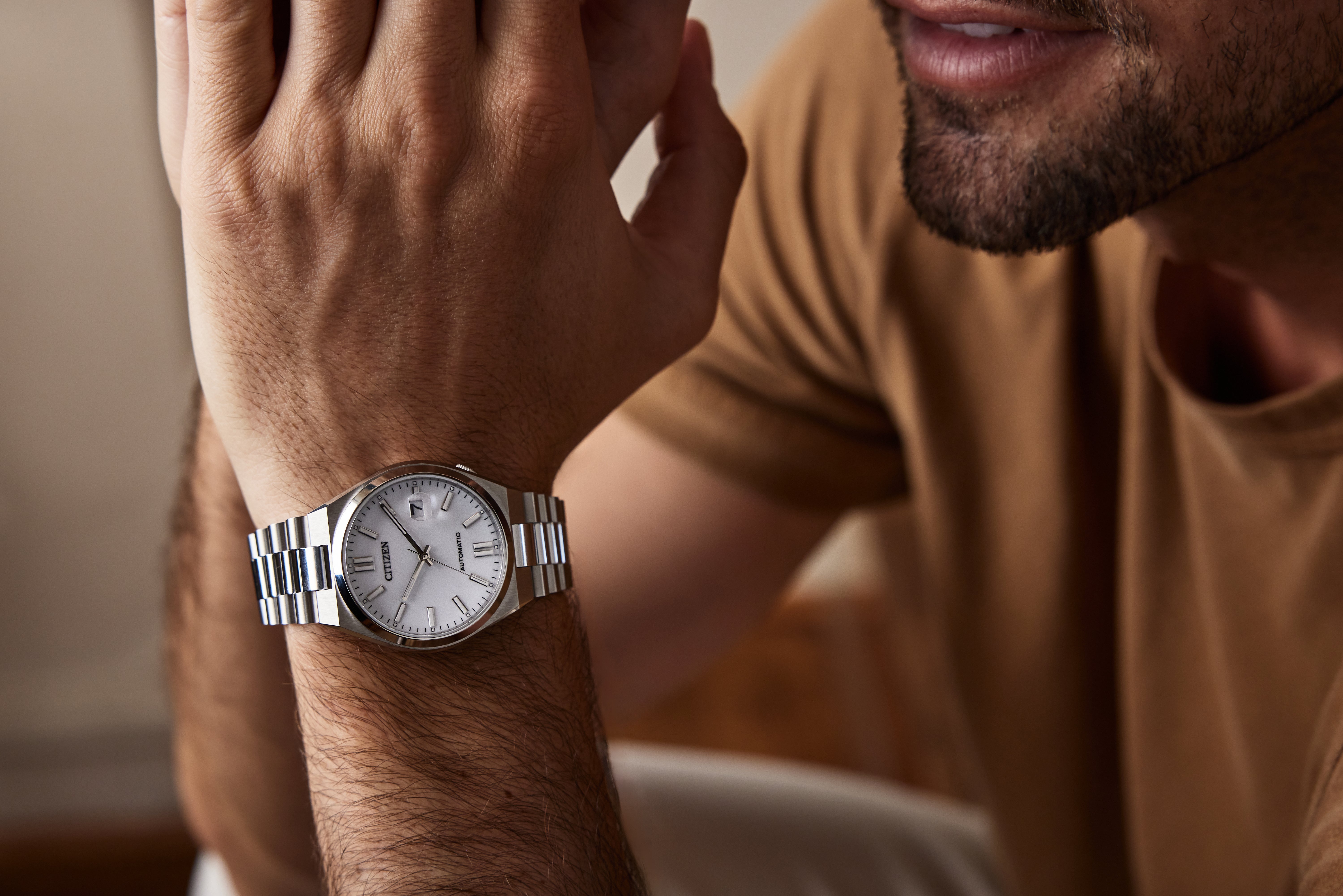 Citizen Tsuyosa 40mm Steel White Dial