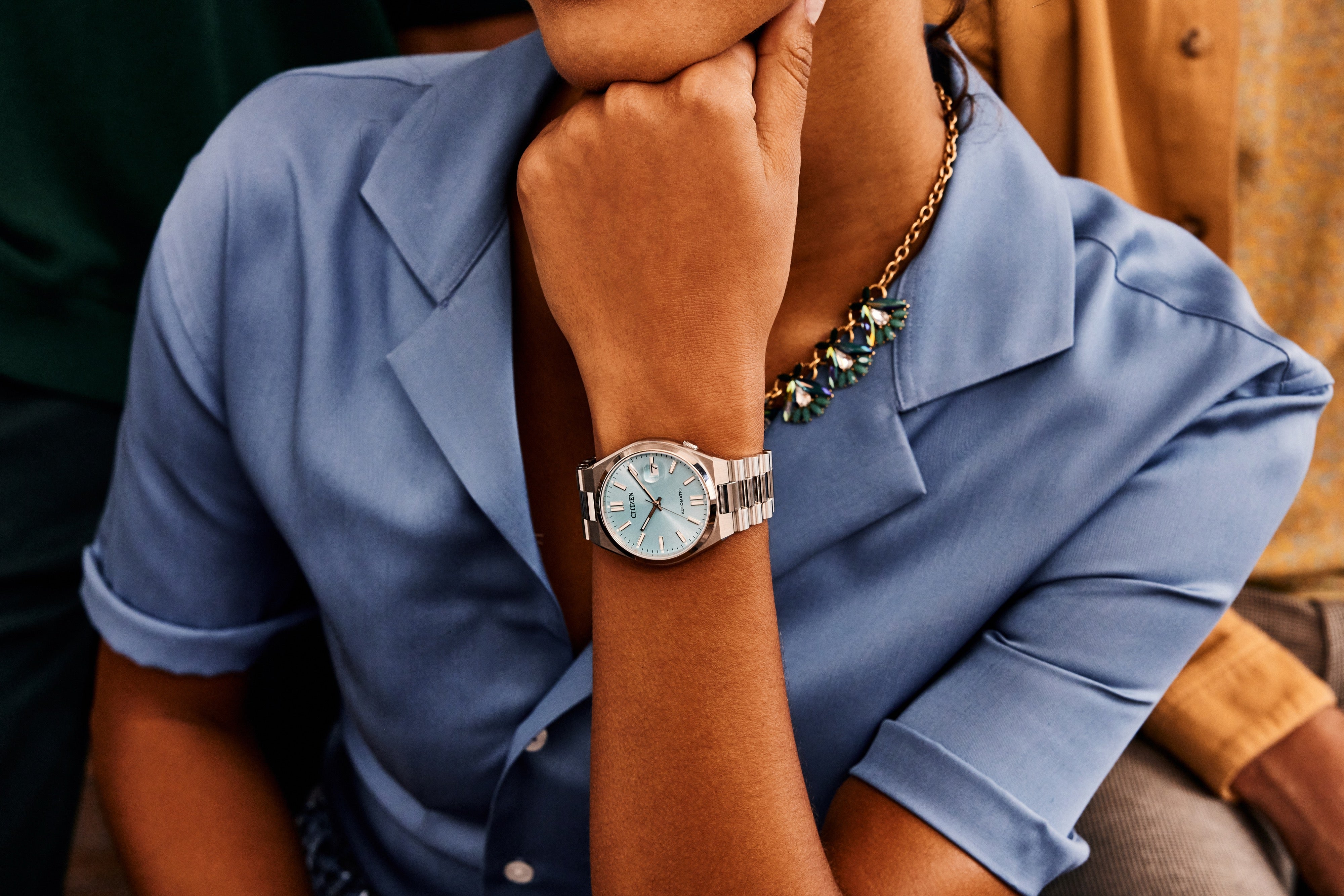 Citizen Tsuyosa 40mm Steel Sky Blue Dial