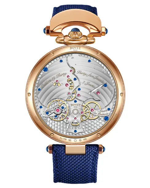 19Thirty Blue Meteorite Dial | 42mm, Gold Case, Alligator Strap, Men's Watch