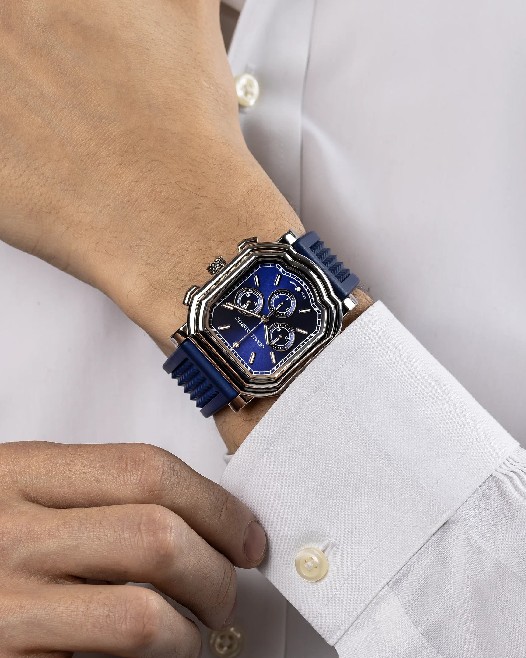 Maestro 3.0 Chronograph Royal Blue | 39mm, Titanium, Men's Watch