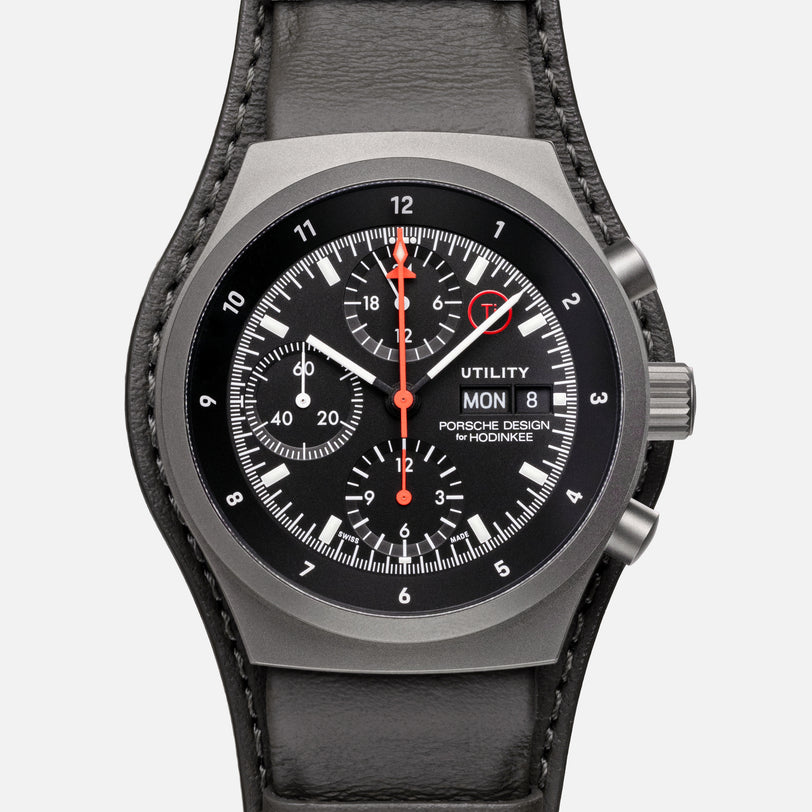 Porsche Design Chronograph 1 Utility - Limited Edition for Hodinkee | 41mm, Titanium and Leather