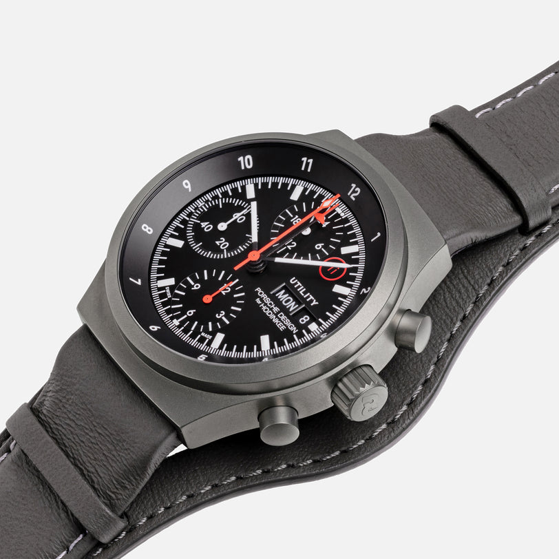 Porsche Design Chronograph 1 Utility - Limited Edition for Hodinkee | 41mm, Titanium and Leather