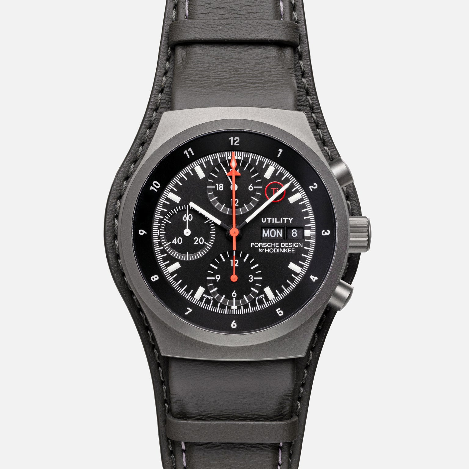 Porsche Design Chronograph 1 Utility - Limited Edition for Hodinkee | 41mm, Titanium and Leather