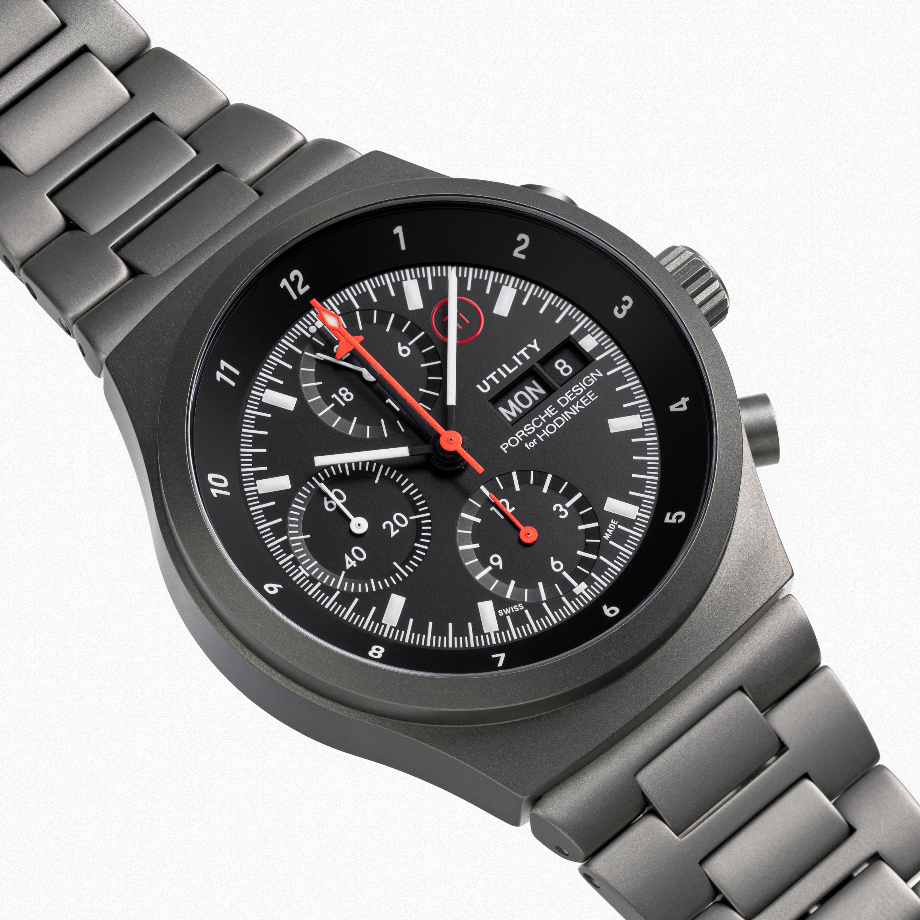Porsche Design Chronograph 1 Utility - Limited Edition for Hodinkee | 41mm, Titanium and Leather