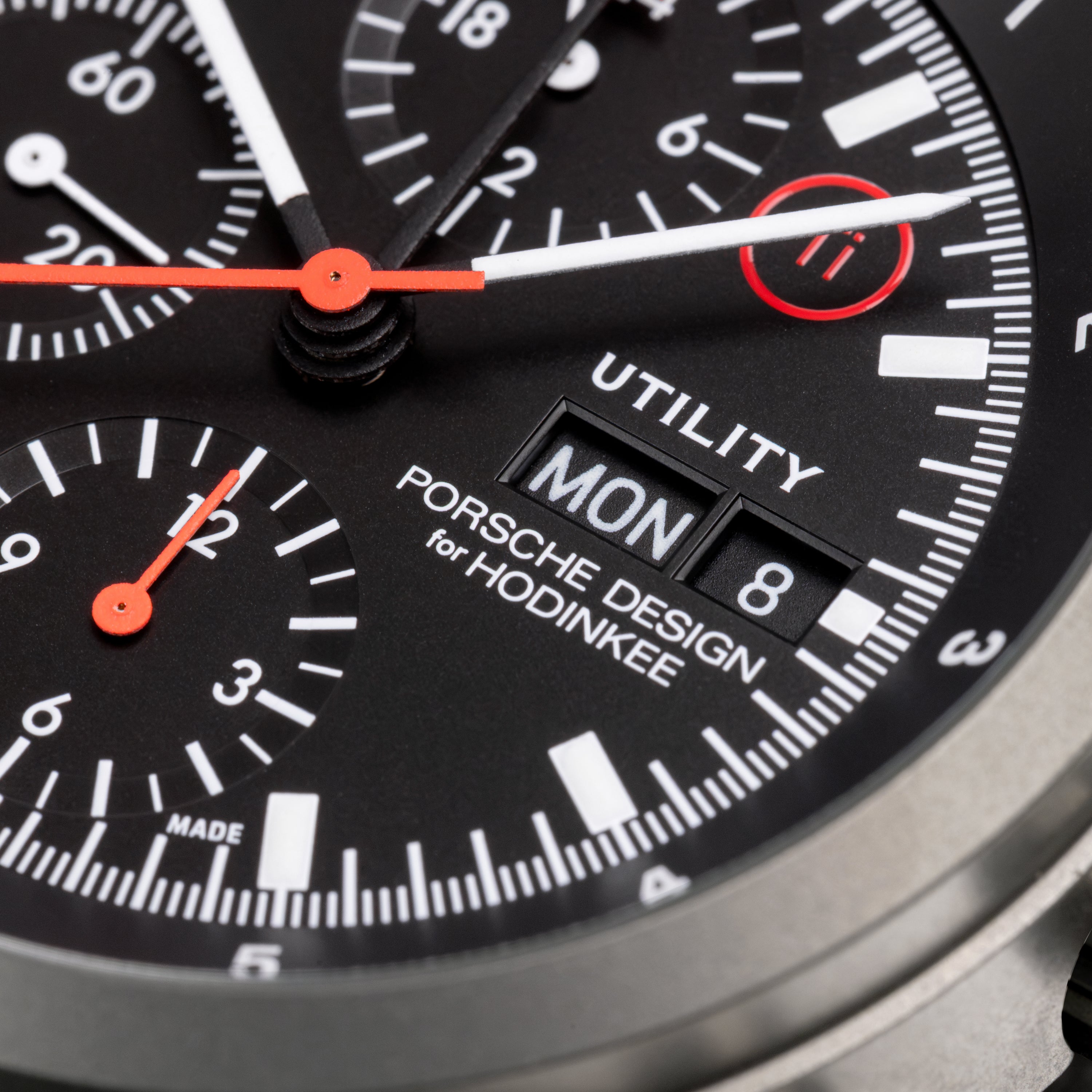 Porsche Design Chronograph 1 Utility - Limited Edition for Hodinkee | 41mm, Titanium and Leather