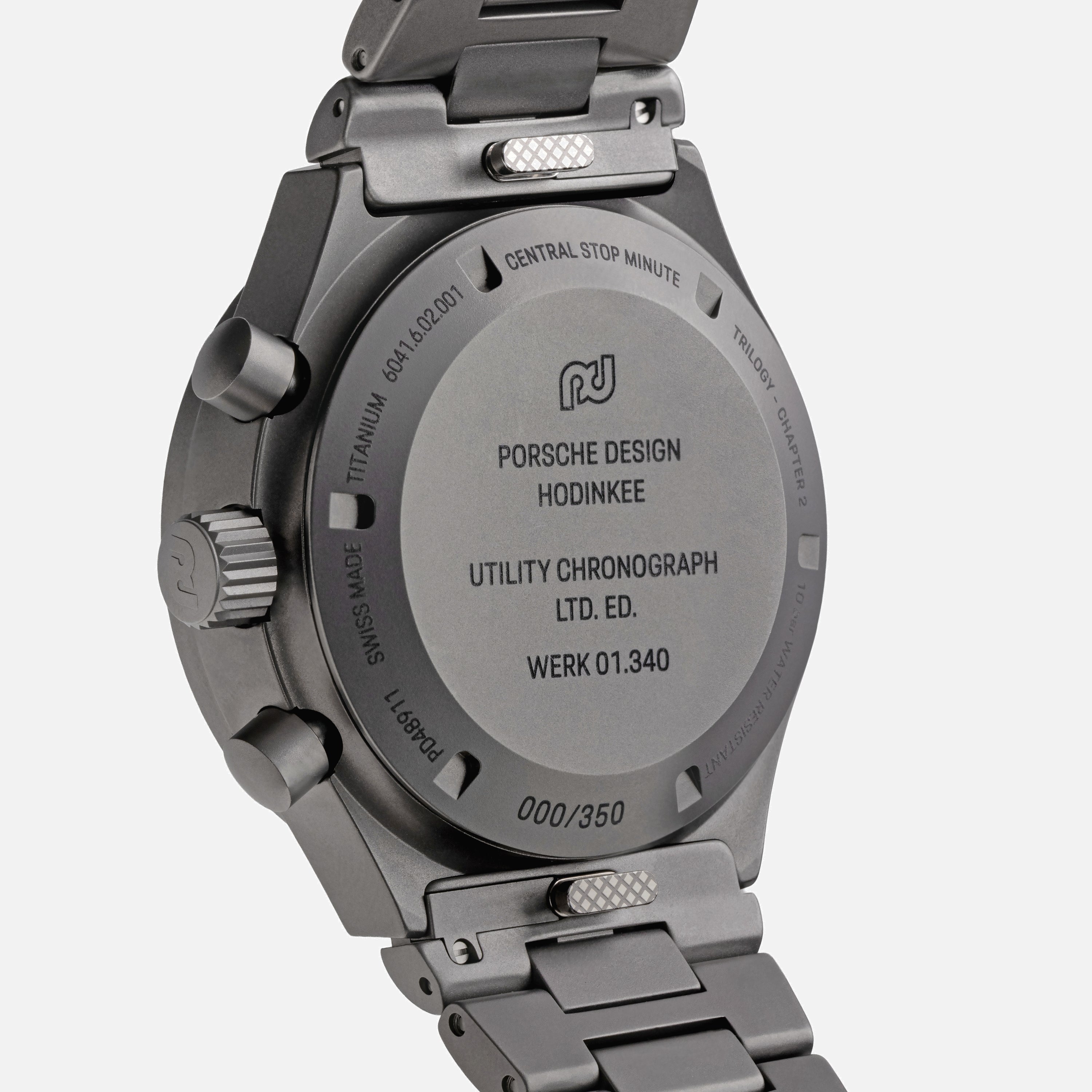 Porsche Design Chronograph 1 Utility - Limited Edition for Hodinkee | 41mm, Titanium and Leather