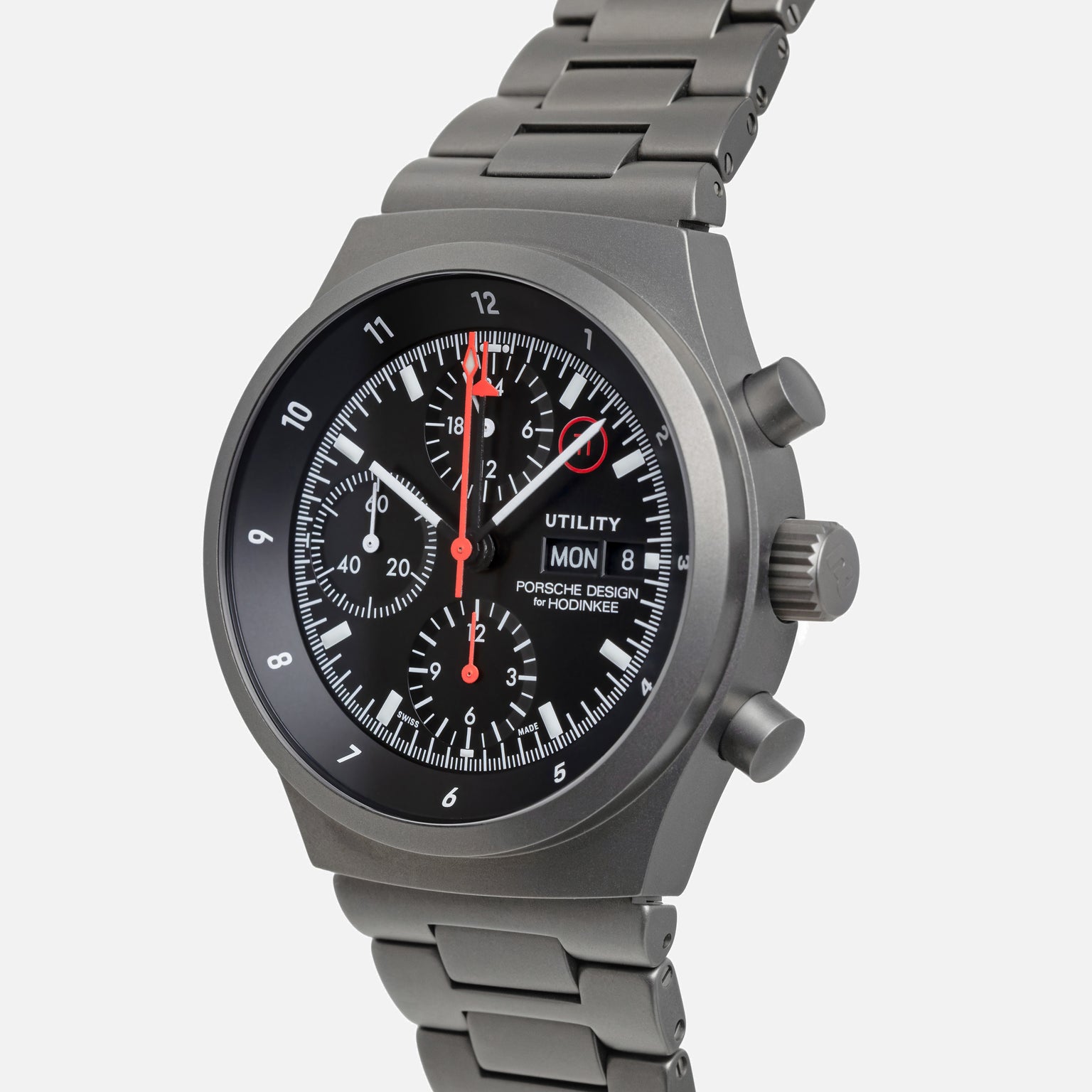 Porsche Design Chronograph 1 Utility - Limited Edition for Hodinkee | 41mm, Titanium and Leather