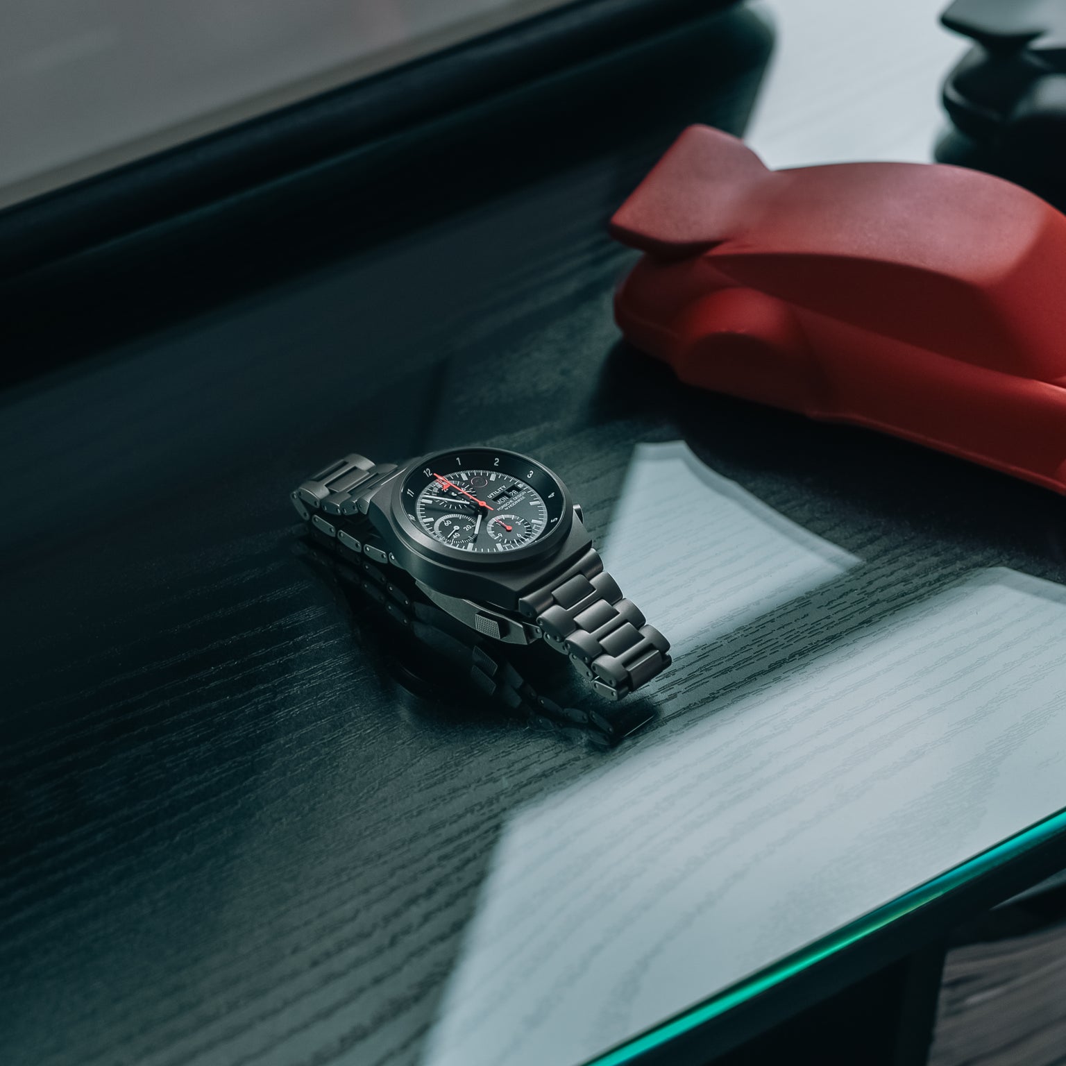 Porsche Design Chronograph 1 Utility - Limited Edition for Hodinkee | 41mm, Titanium and Leather