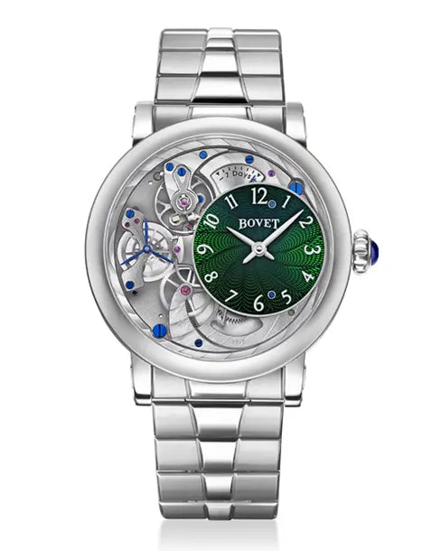 Récital 12 Emerald Green Guilloché