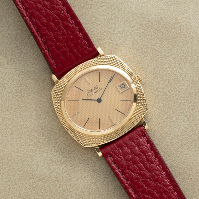 Yellow Gold 'Hobnail' Dress Watch