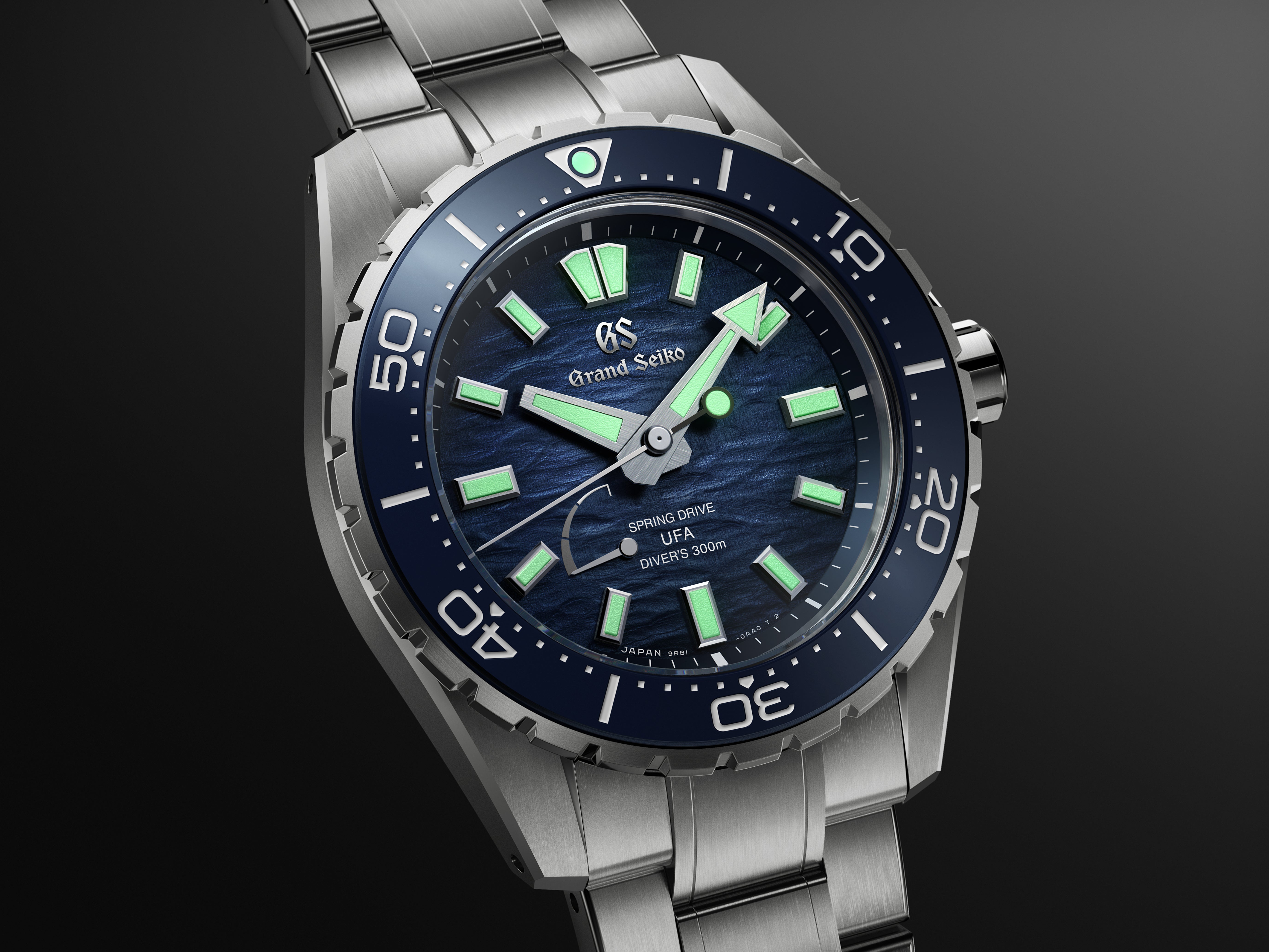 Grand Seiko Spring Drive U.F.A. Ushio 300 Diver 41mm Titanium Blue