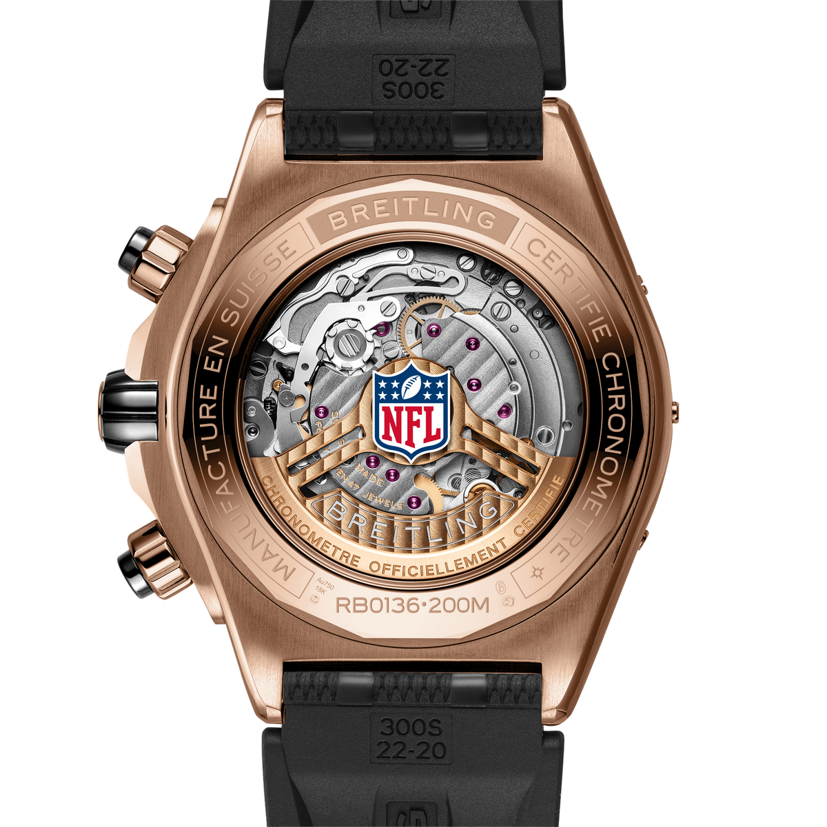 Breitling Super Chronomat B01 44 Miami Dolphins 44mm 18K Rose