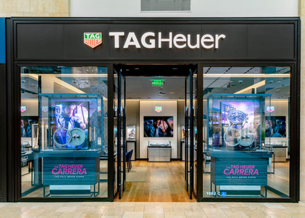 Exterior of TAG Heuer watch boutique