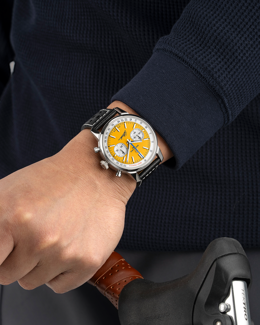 Breitling Top Time B01 Eddy Merckx | 41mm, Leather Strap, Men's Watch