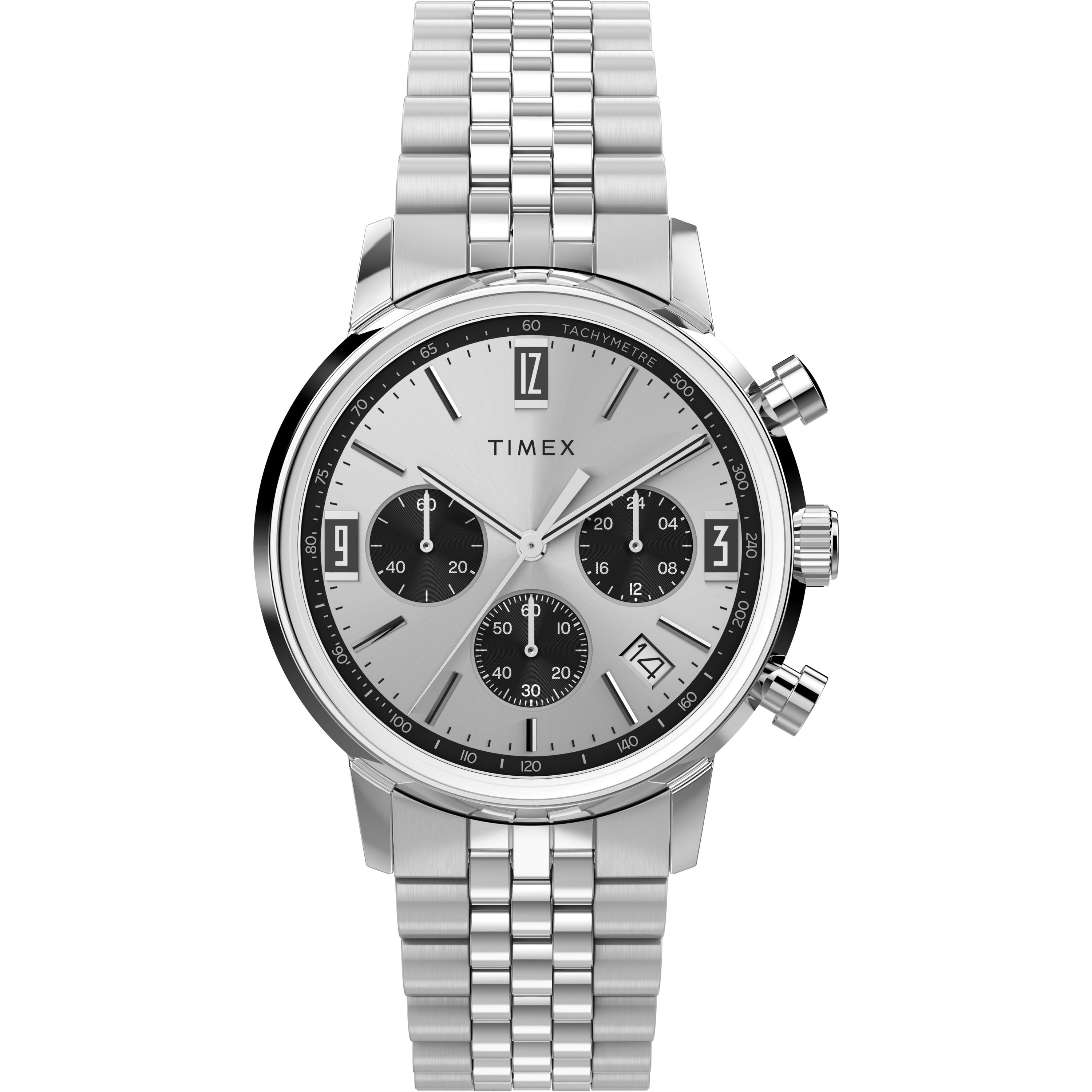 Timex Marlin® Chronograph Tachymeter 40mm Stainless Steel Bracelet Timex Marlin® Chronograph Tachymeter 40mm Stainless Steel Bracelet