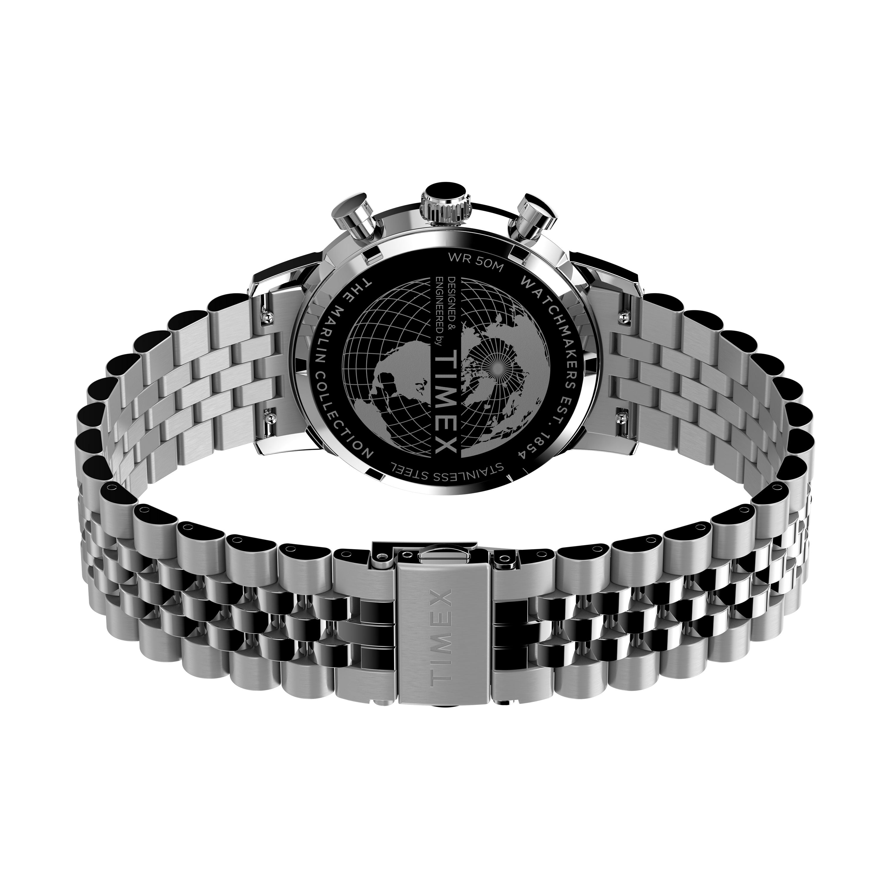 Timex Marlin® Chronograph Tachymeter 40mm Stainless Steel Bracelet Timex Marlin® Chronograph Tachymeter 40mm Stainless Steel Bracelet