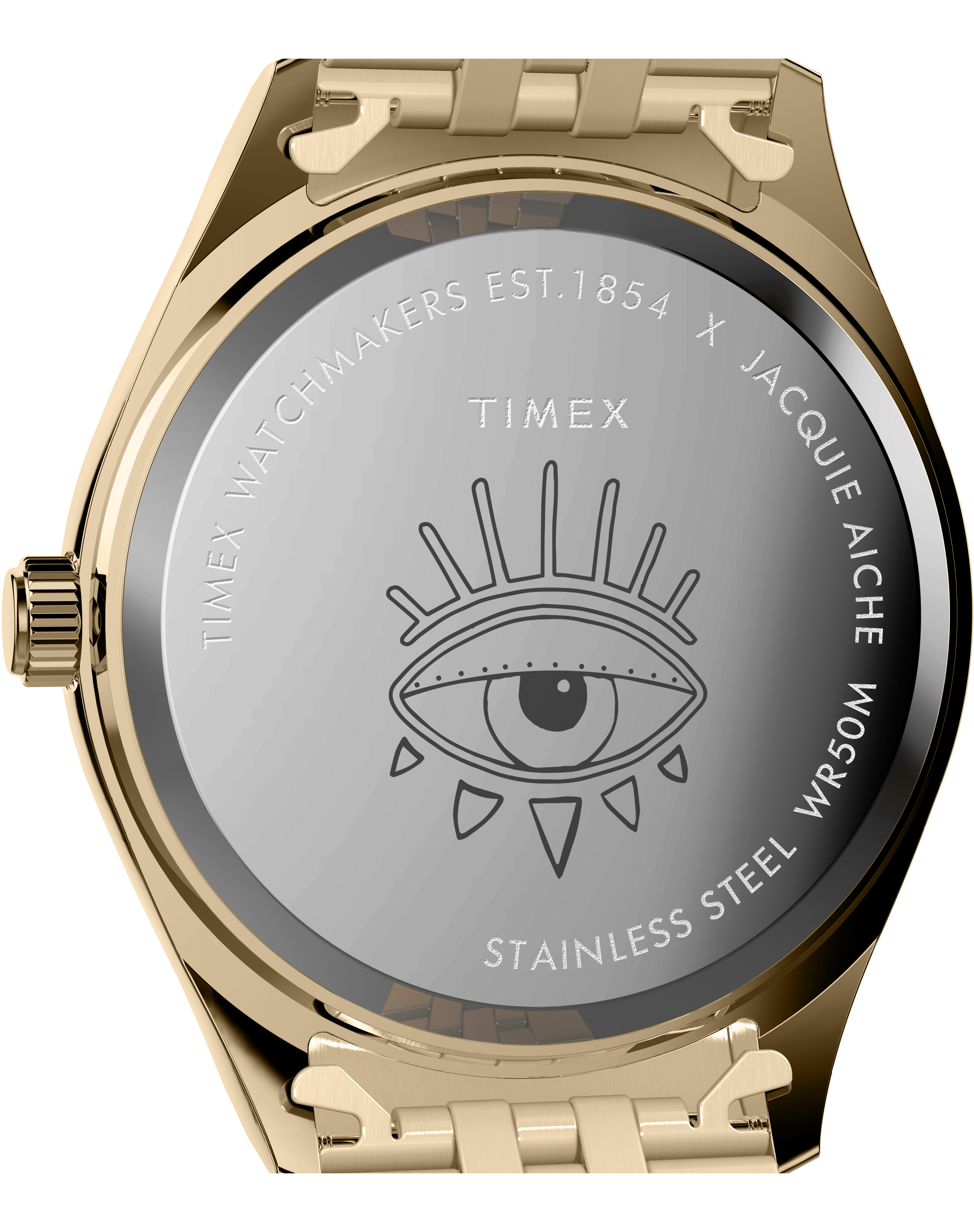 Timex x Jacquie Aiche Allure 36mm Stainless Steel Bracelet Watch