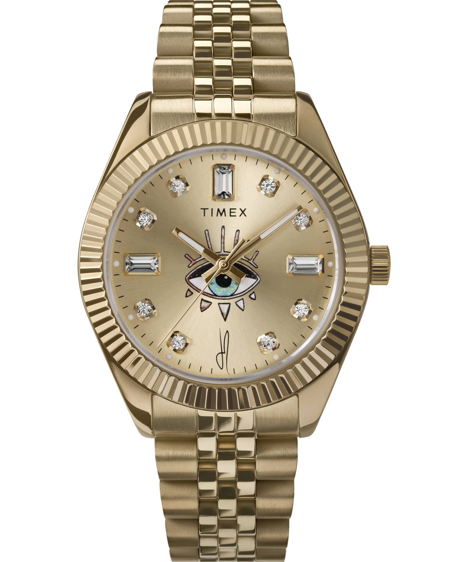 Timex x Jacquie Aiche Allure 36mm Stainless Steel Bracelet Watch