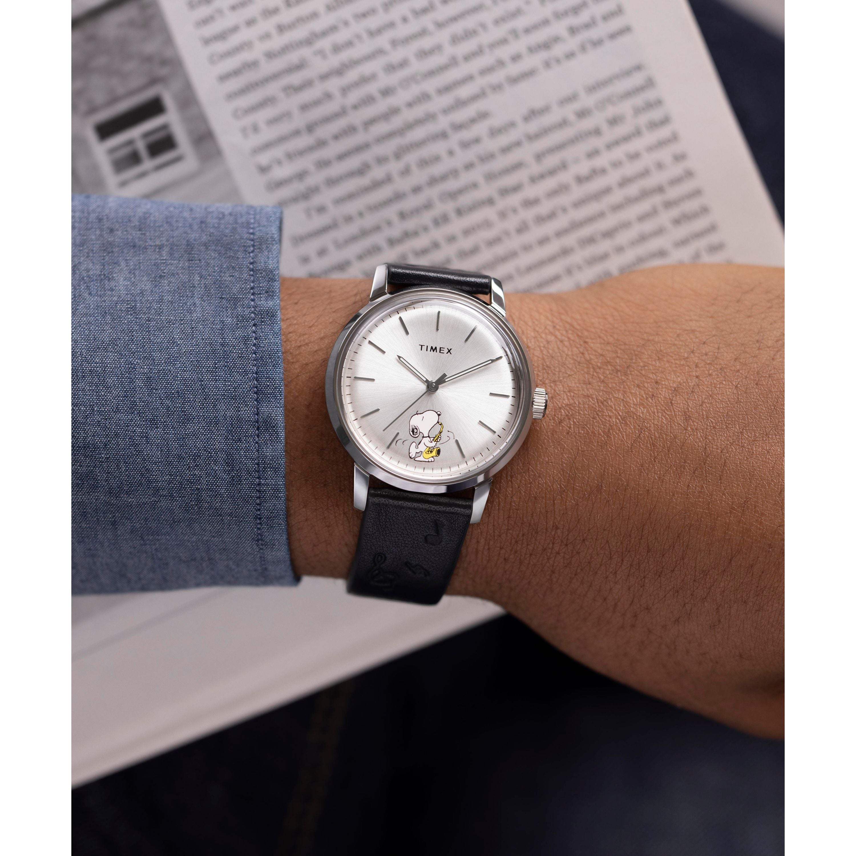 Timex Timex x Peanuts Marlin® Automatic Saxophonist 40mm