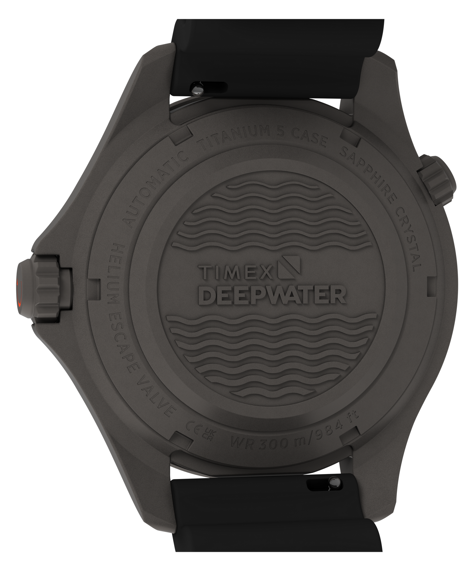 Deepwater Meridian 300 Titanium HEV Automatic 44mm HNBR Synthetic Rubber Strap Watch