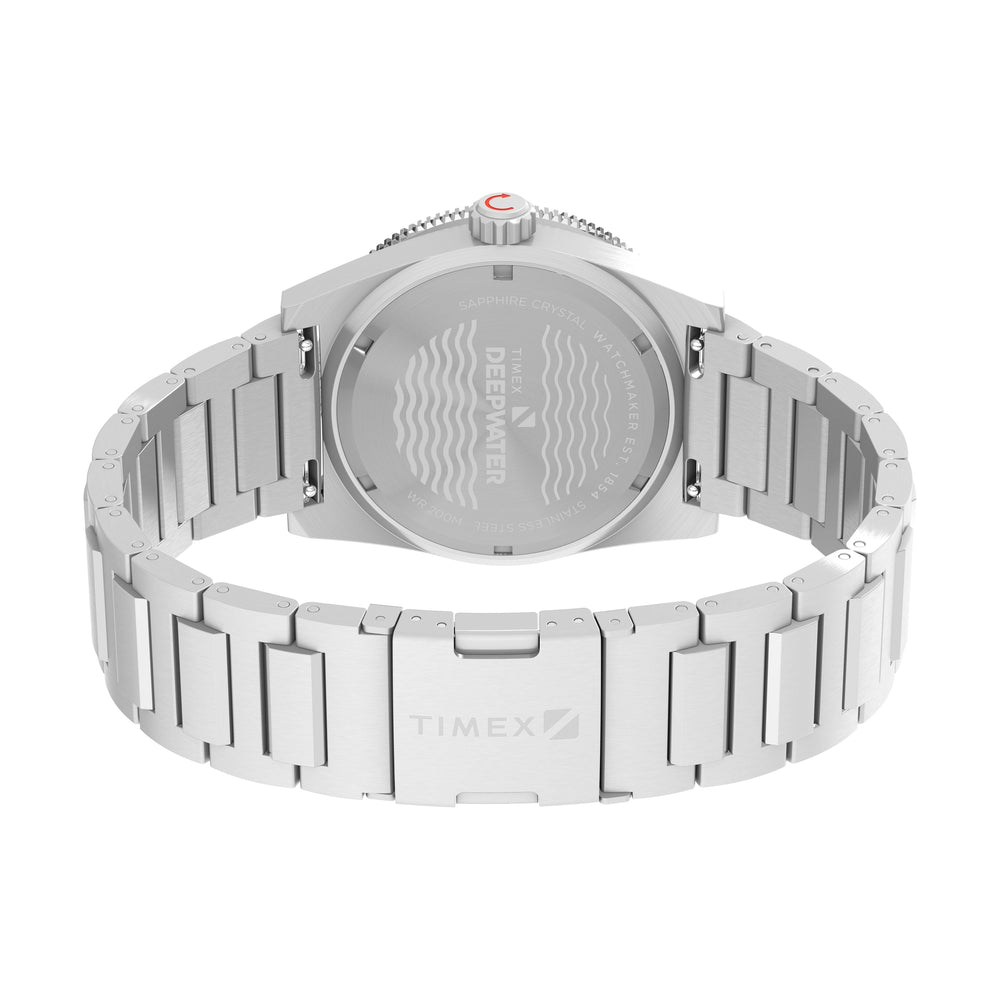 Timex Deepwater Reef 200 41mm Steel Black Dial