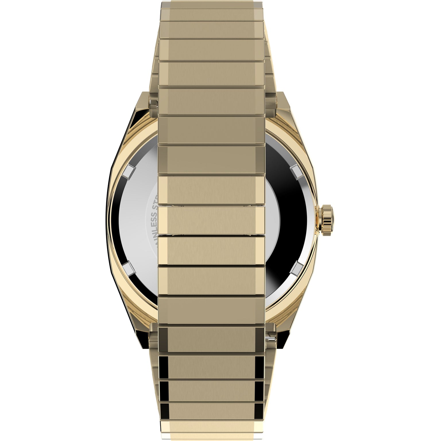 Timex Automatic 1983 E Line Reissue 34mm Gold-Tone Expansion Band Watch Timex Automatic 1983 E Line Reissue 34mm Gold-Tone Expansion Band Watch