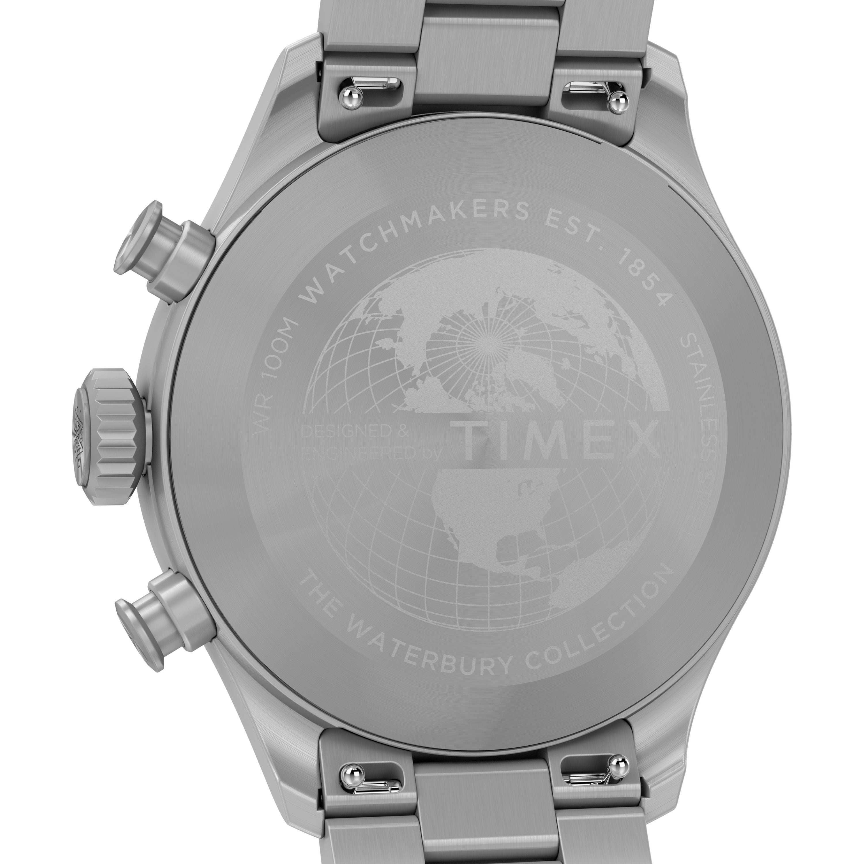 Timex Waterbury Ace Chronograph 41mm Stainless Steel Bracelet Watch