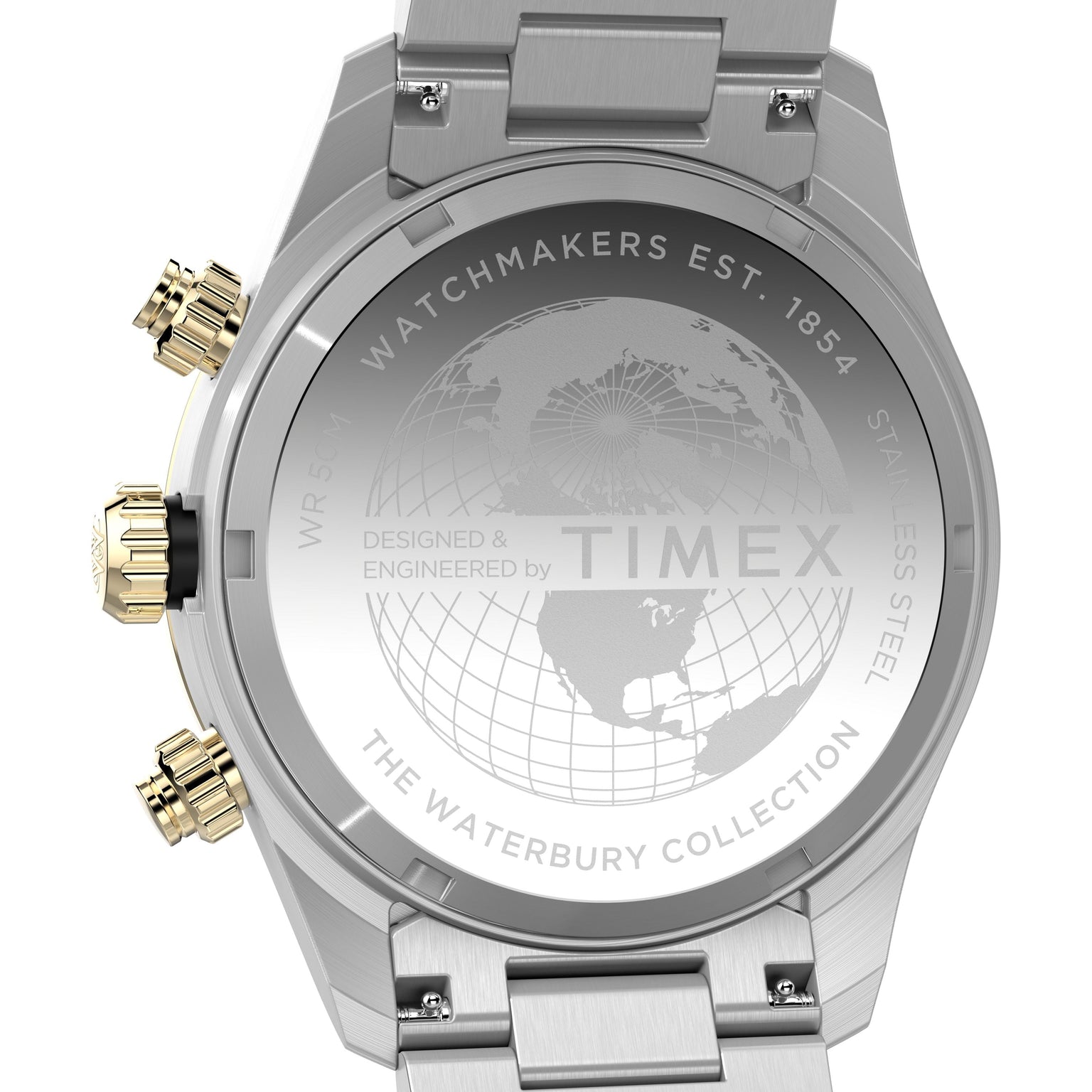 Timex Waterbury Heritage Chronograph - Cronografo - black and white/nero Timex Waterbury Heritage Chronograph - Cronografo - black and white/nero