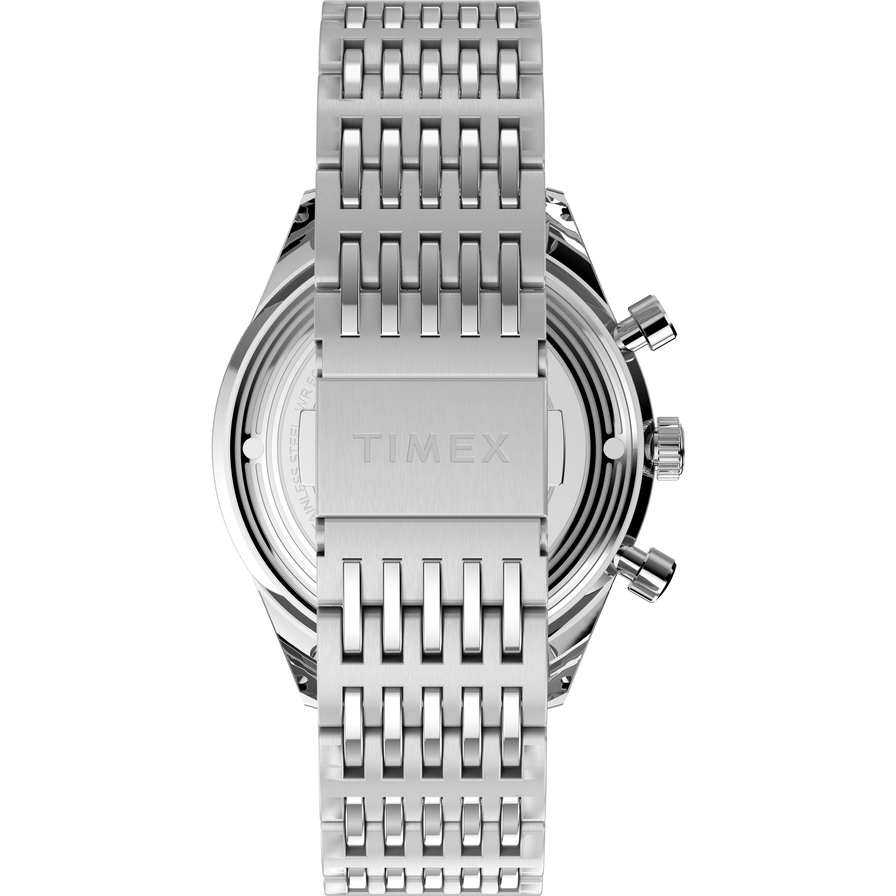 Timex Marlin® Jet Quartz Chronograph 40mm Steel Silver Dial