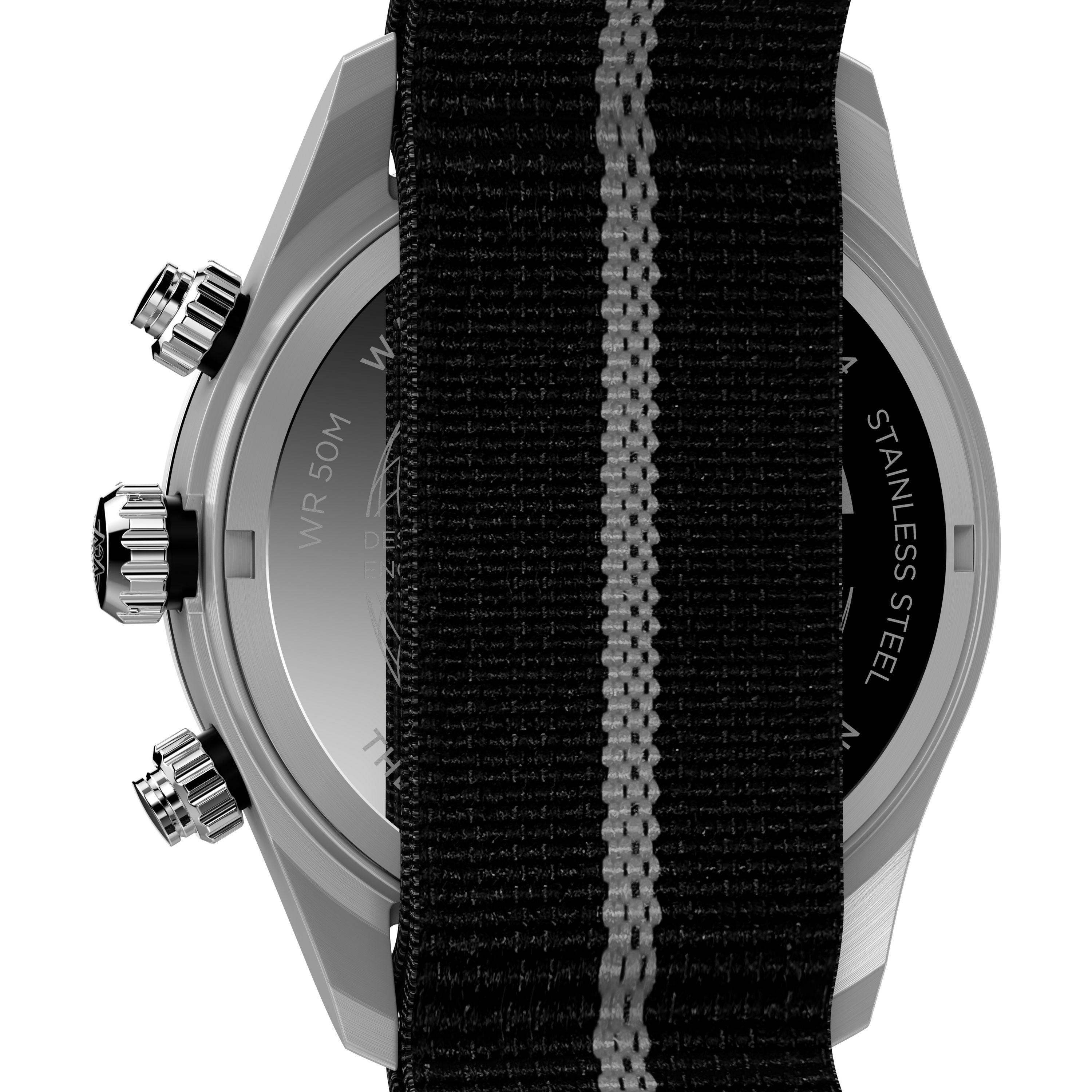 Timex Waterbury Heritage Chronograph 39mm Fabric Strap Watch