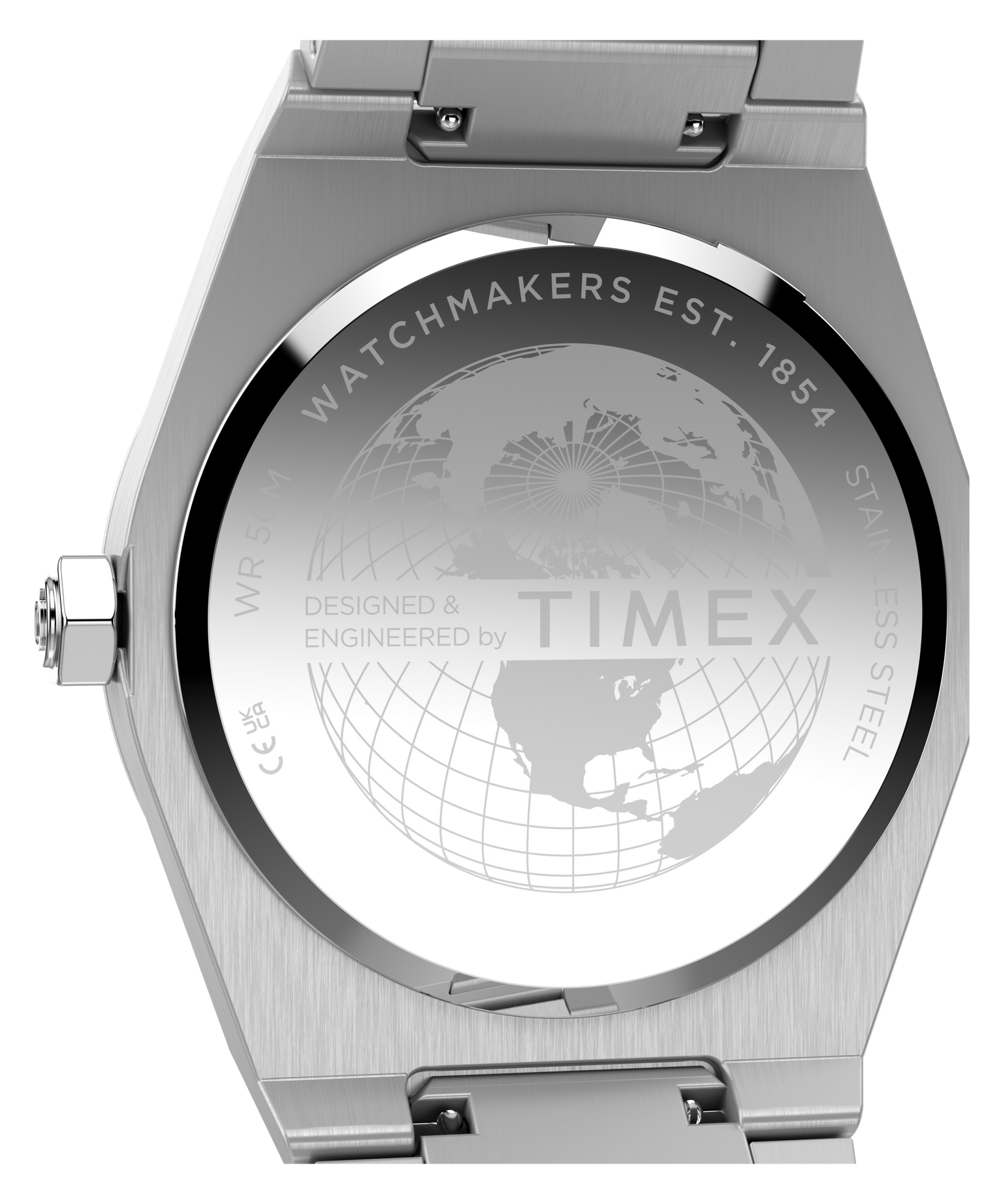 Q Timex Marbella 40.5mm Stainless Steel Bracelet Watch