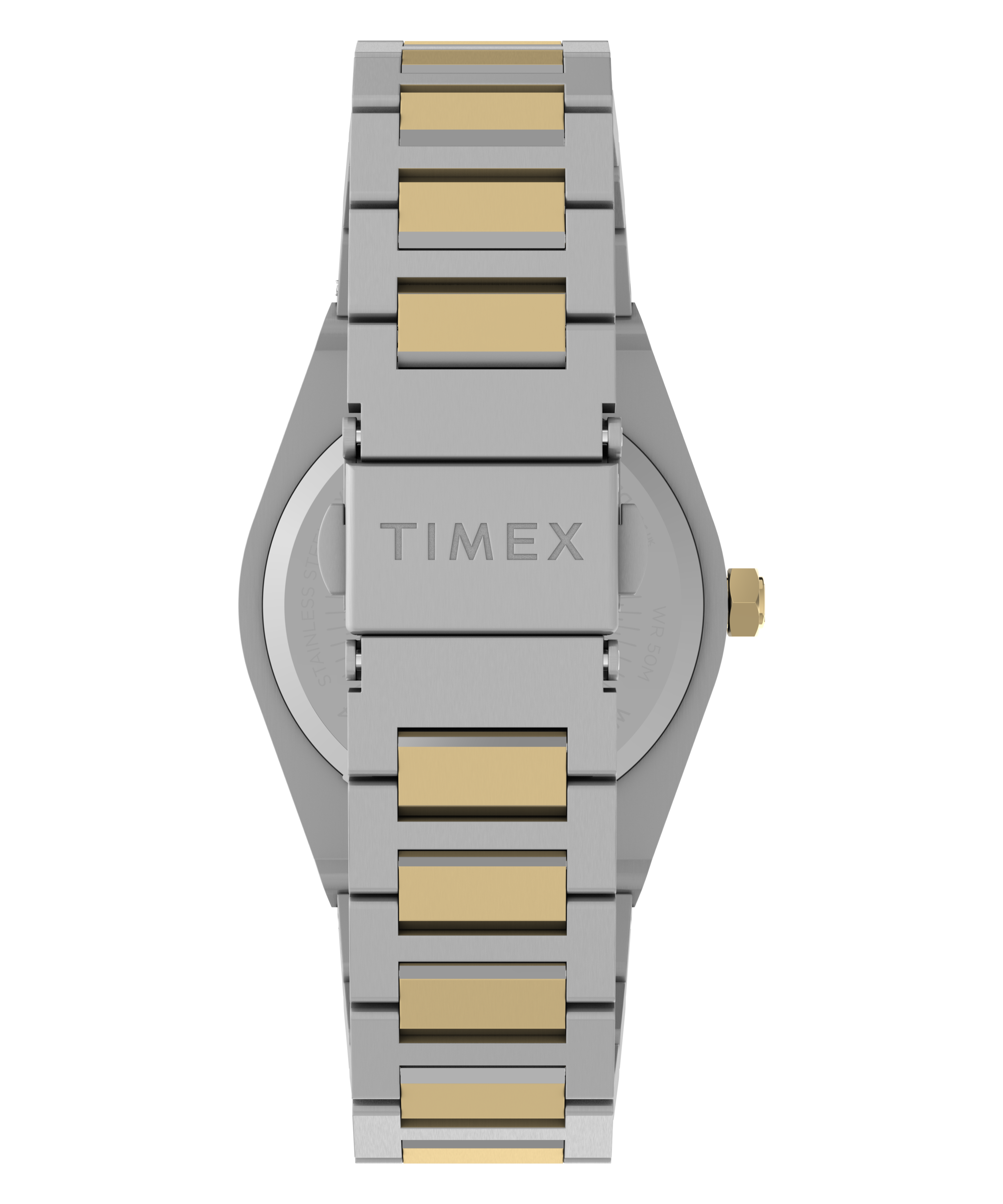 Q Timex Marbella 34mm Stainless Steel Bracelet Watch