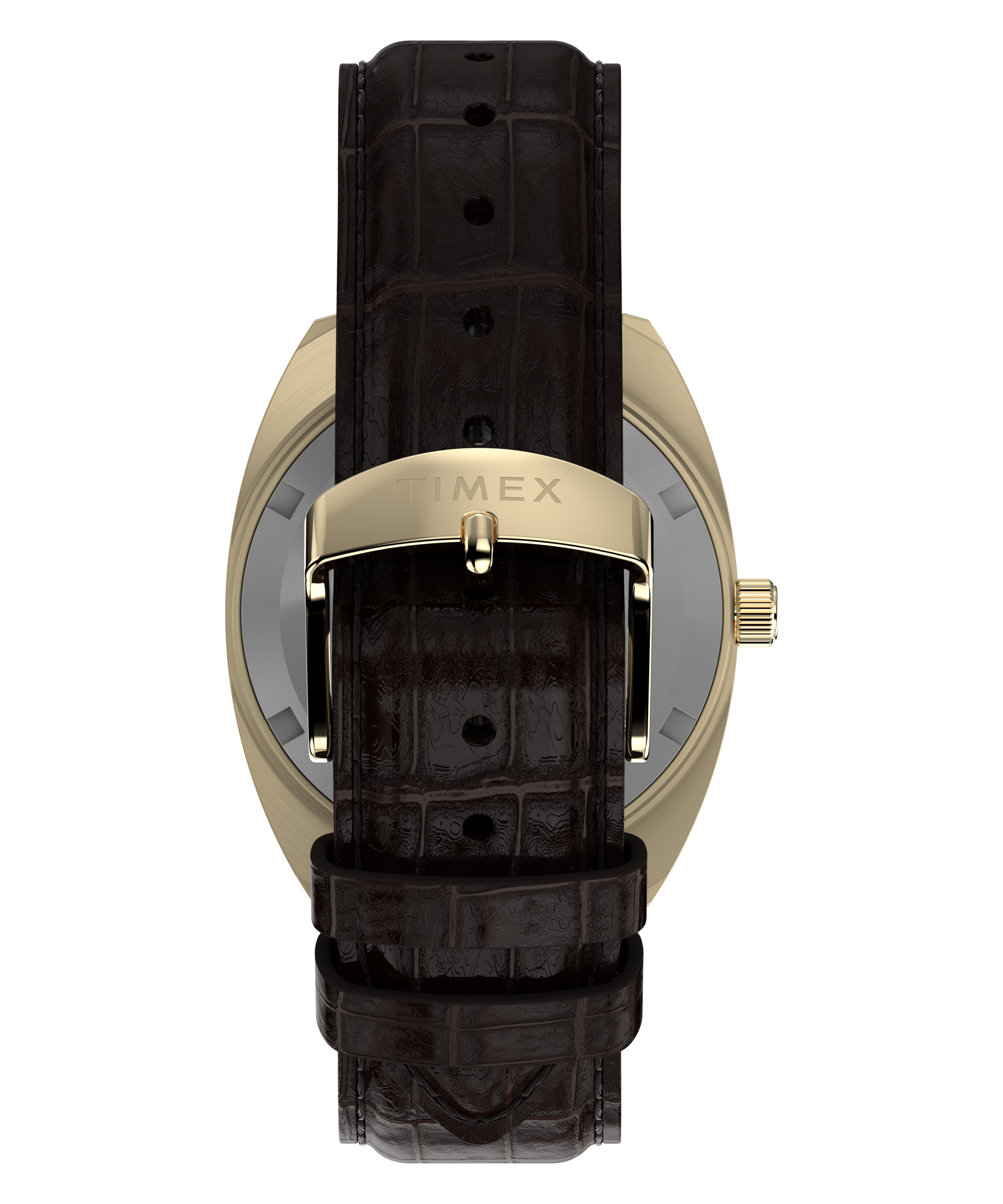 Timex® 1976 Rotary Phone Dial Reissue 37mm Leather Strap Watch