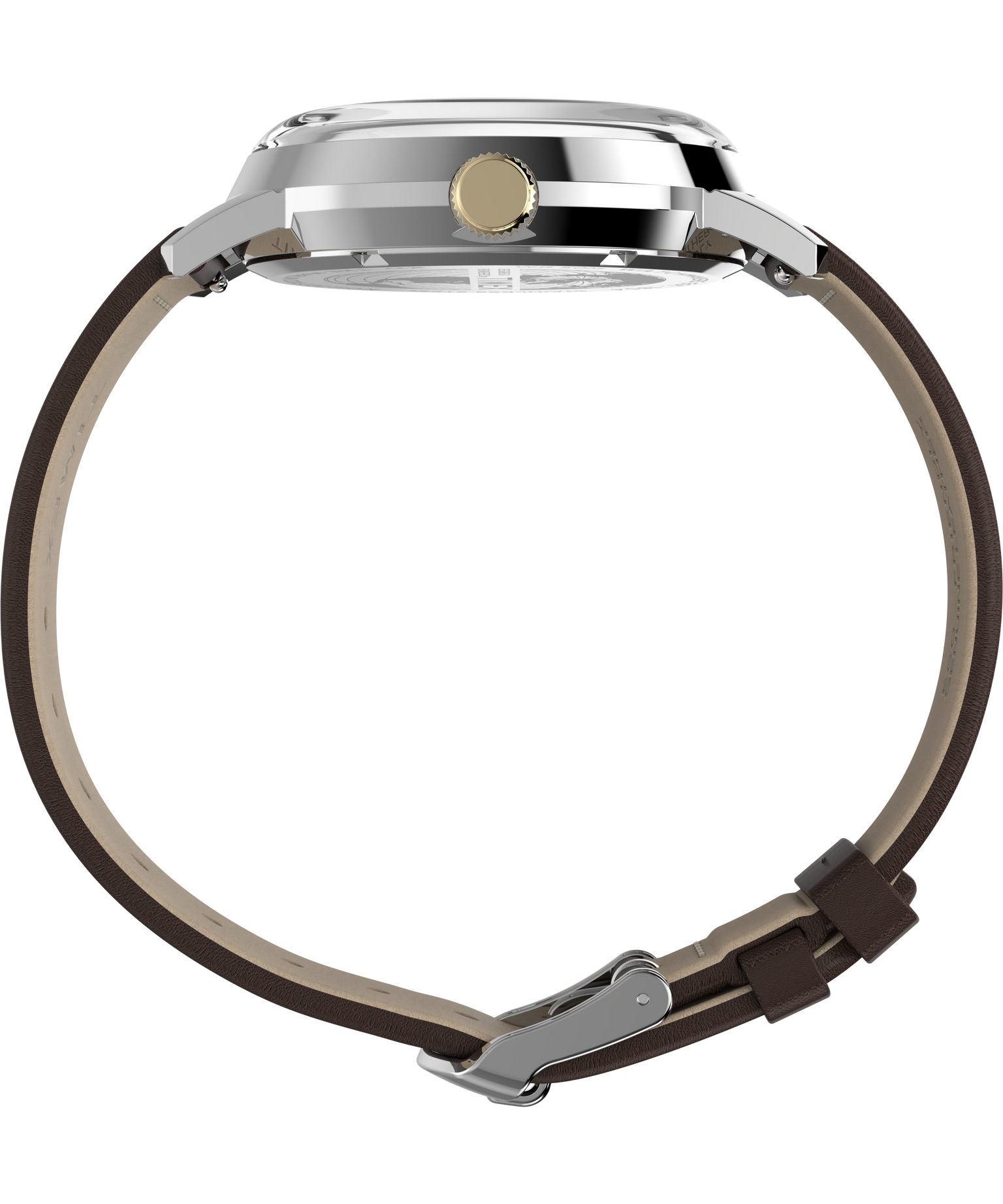 Marlin® GMT 40mm Leather Strap Watch