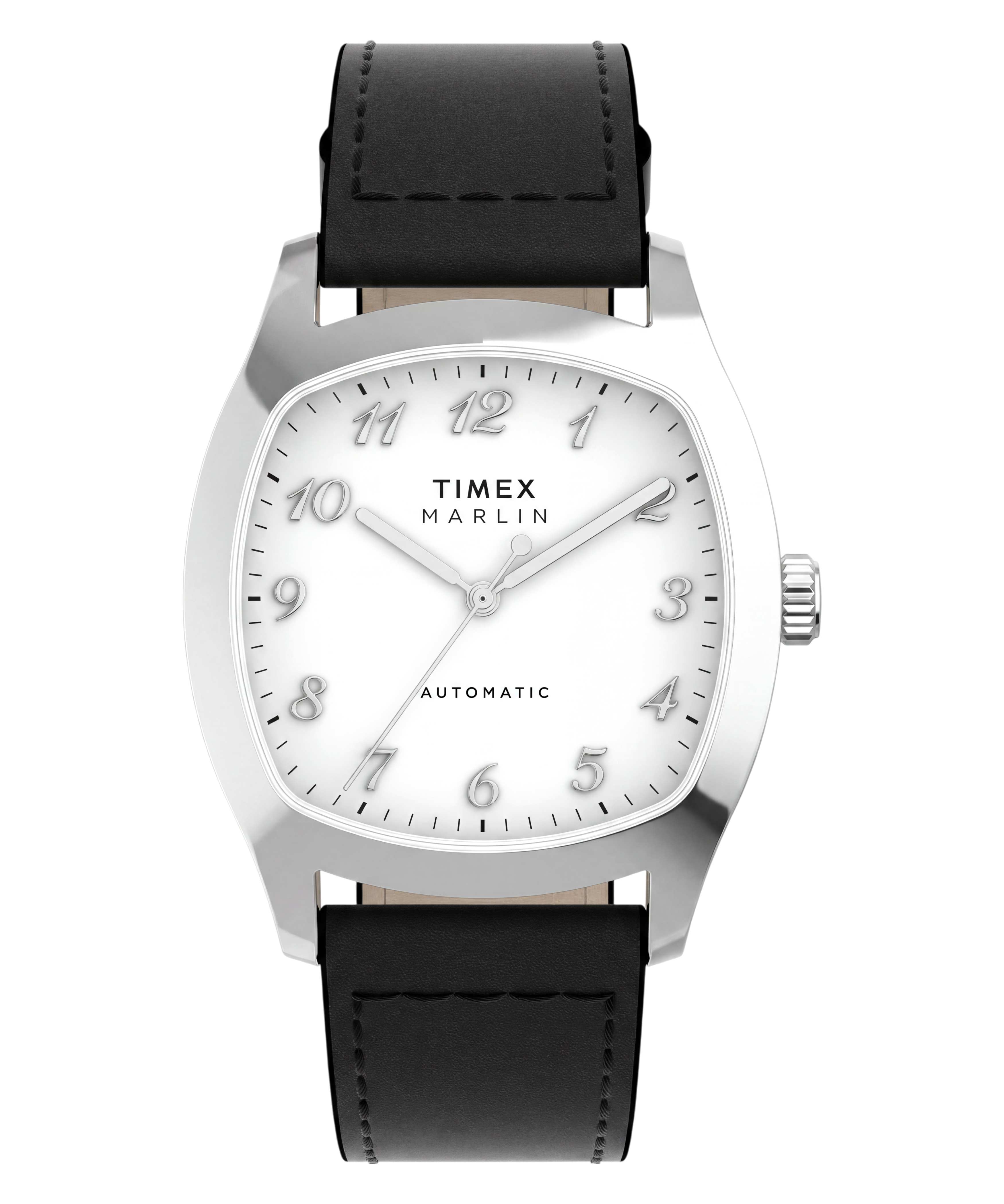 Marlin® Chatham Automatic 36mm Leather Strap Watch