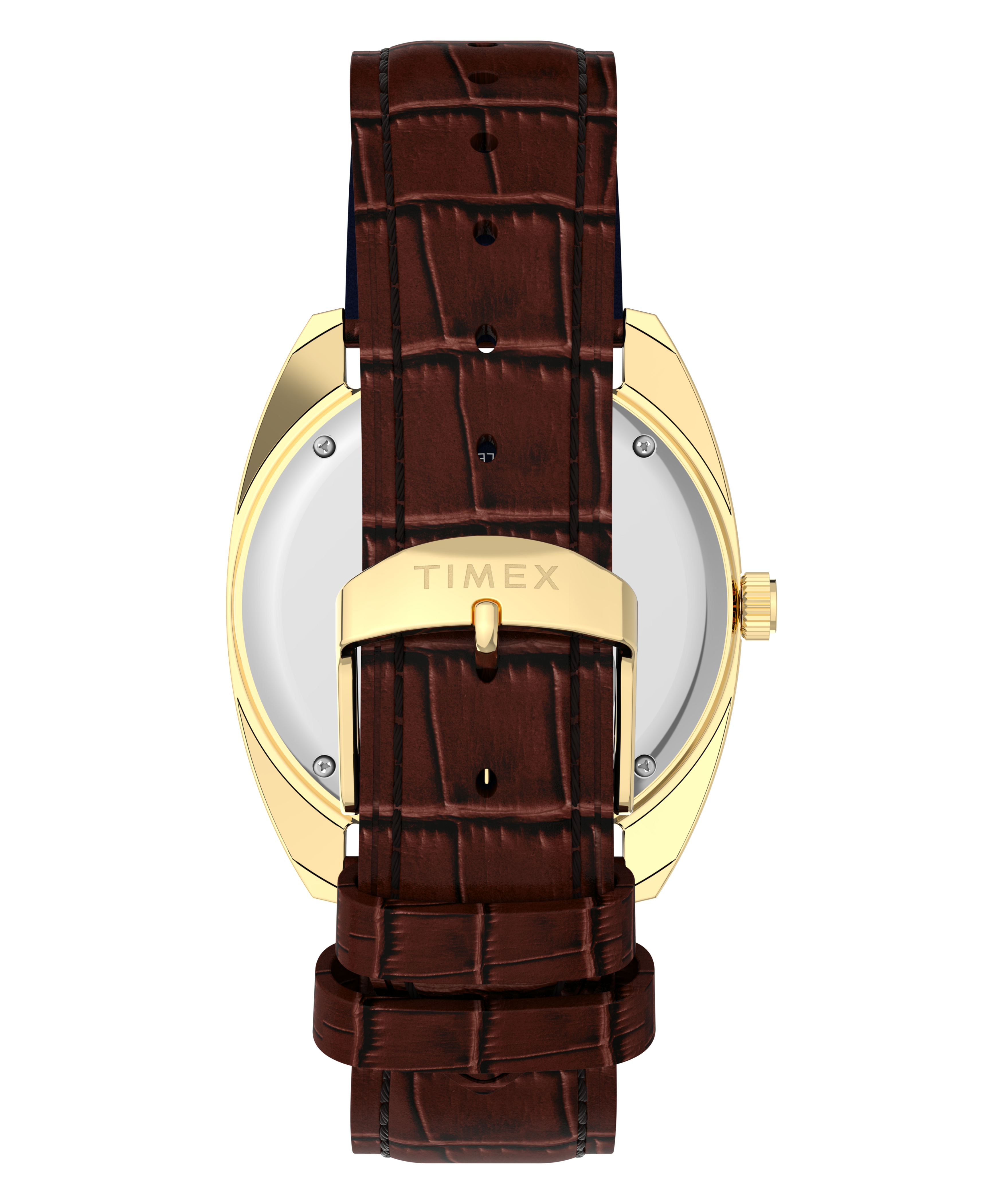 Timex 1976 Day Date Fume Reissue Inspired 37mm Leather Strap Watch