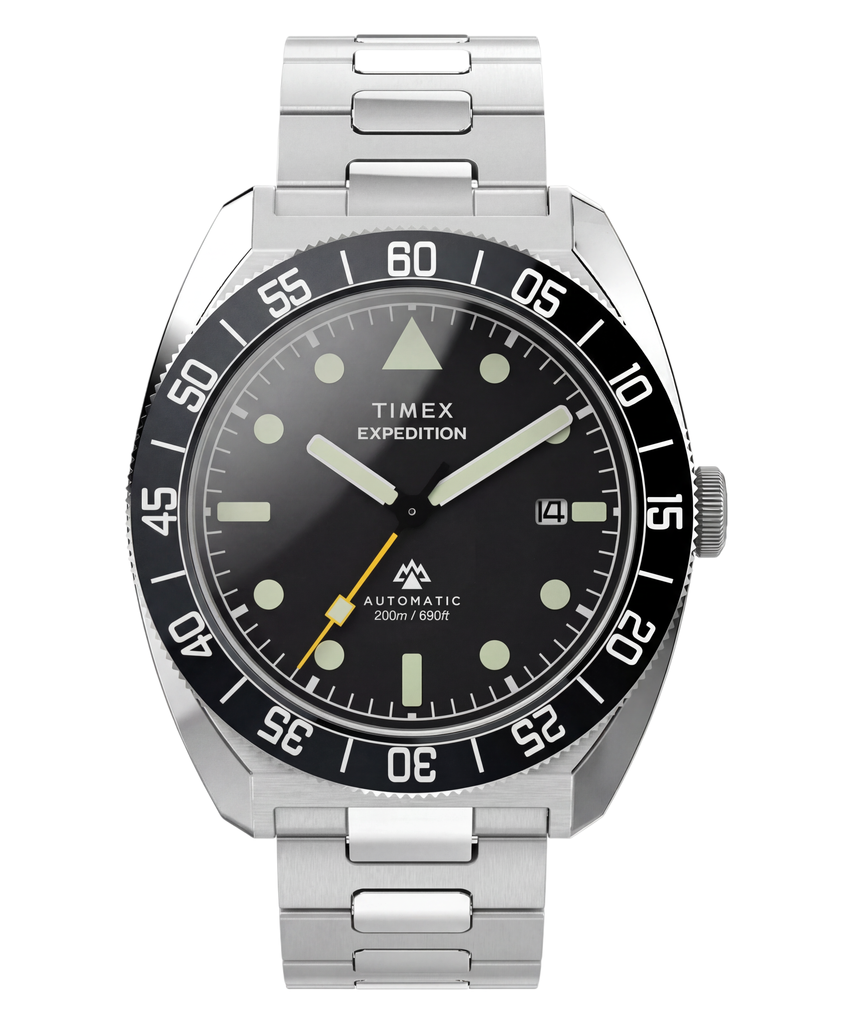 Expedition® Pioneer Automatic 41mm Stainless Steel Bracelet Watch