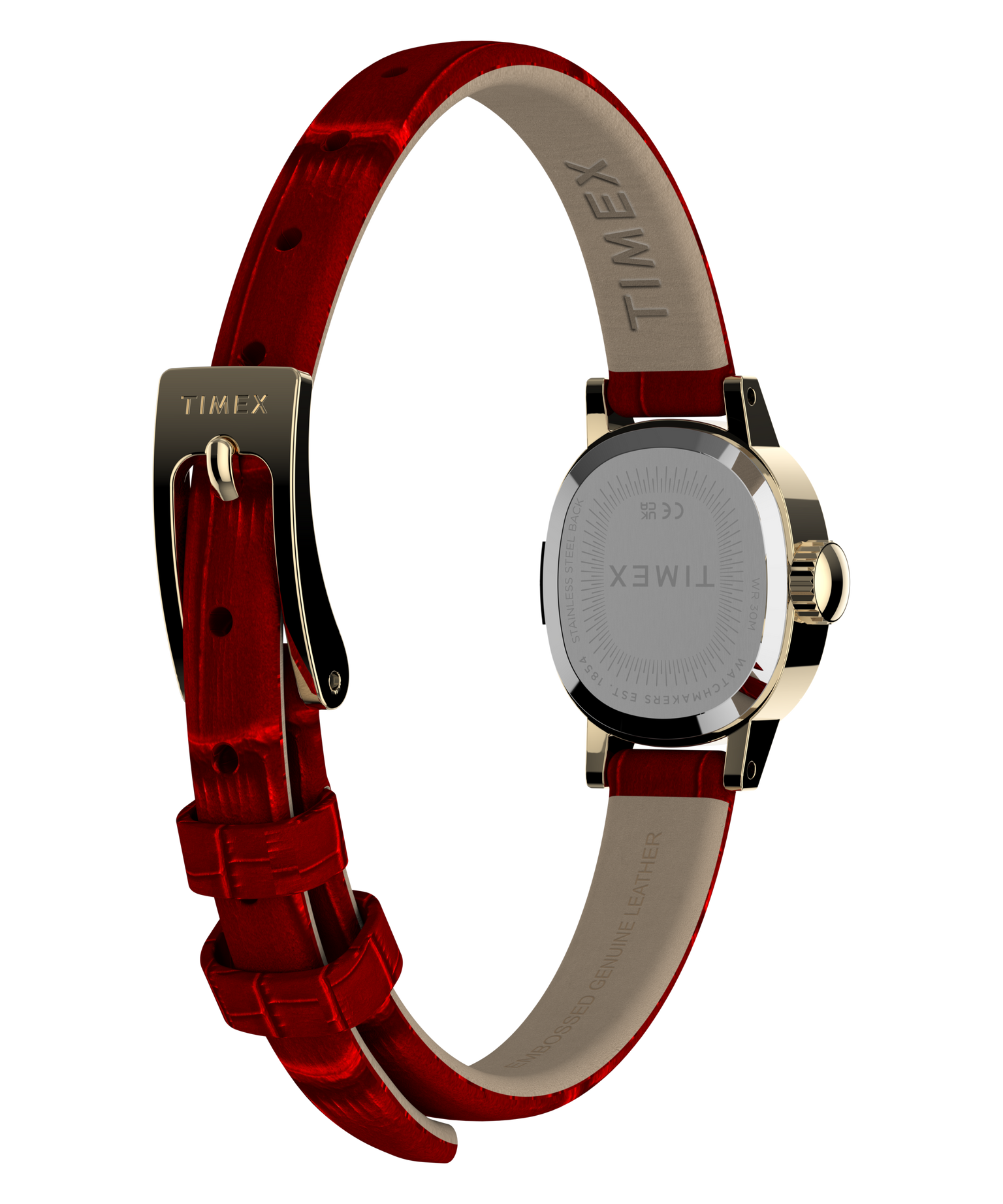 Cavatina® Mini 17mm Leather Strap Watch