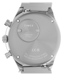Q Timex Chronograph 40mm Stainless Steel Bracelet Watch