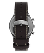 Q Timex Chronograph 40mm Leather Strap Watch