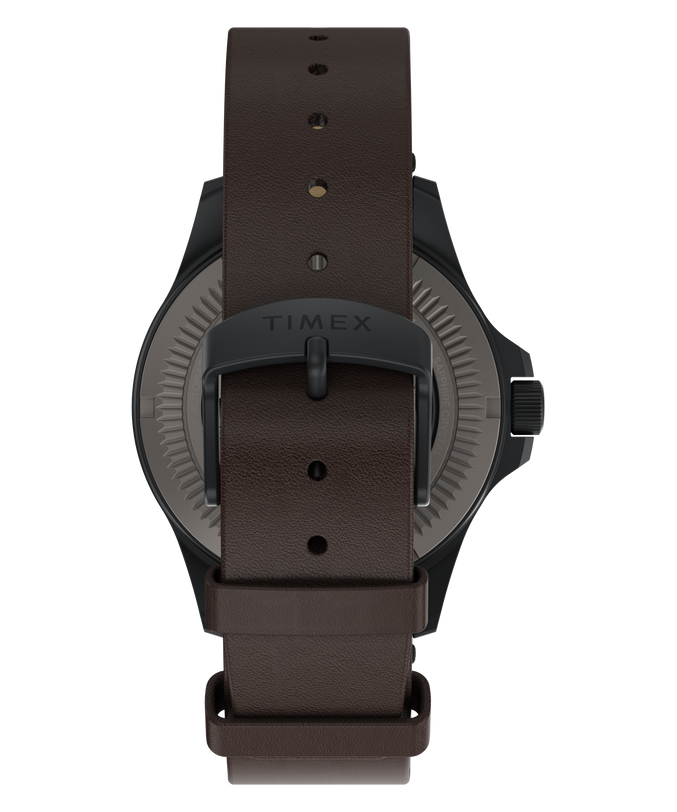 Expedition® Field Post Automatic 41mm Leather Strap Watch