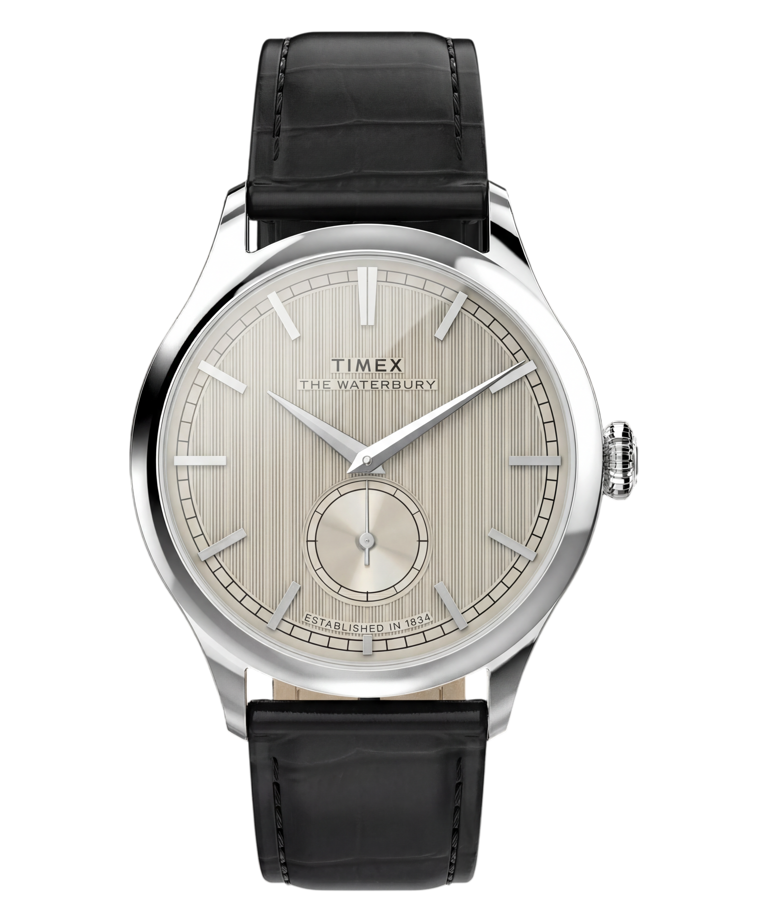 Waterbury Classic 39mm Leather Strap Watch