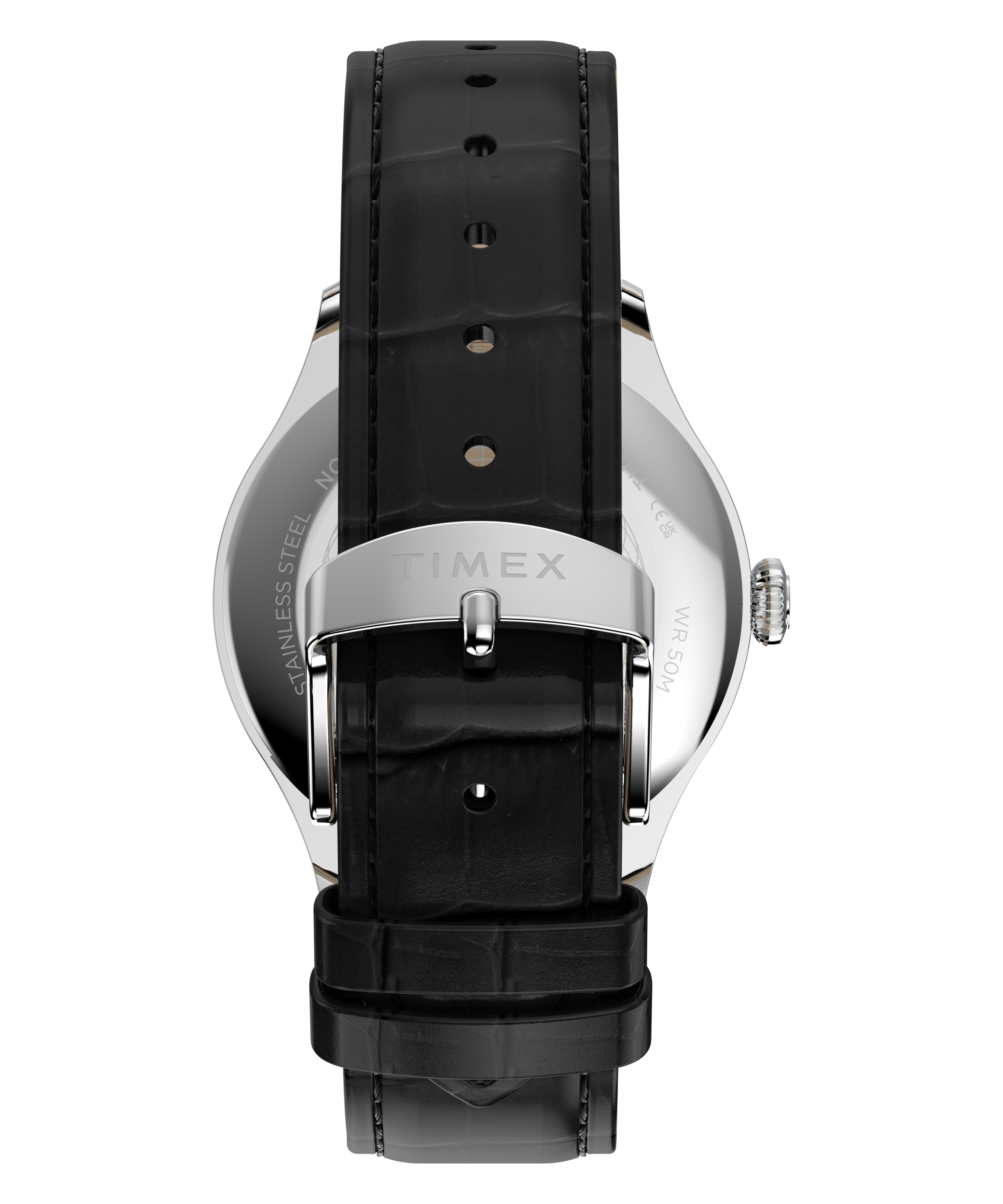 Waterbury Classic 39mm Leather Strap Watch
