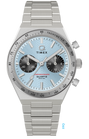 Q Timex Continental Chronograph 36mm Stainless Steel Bracelet Watch