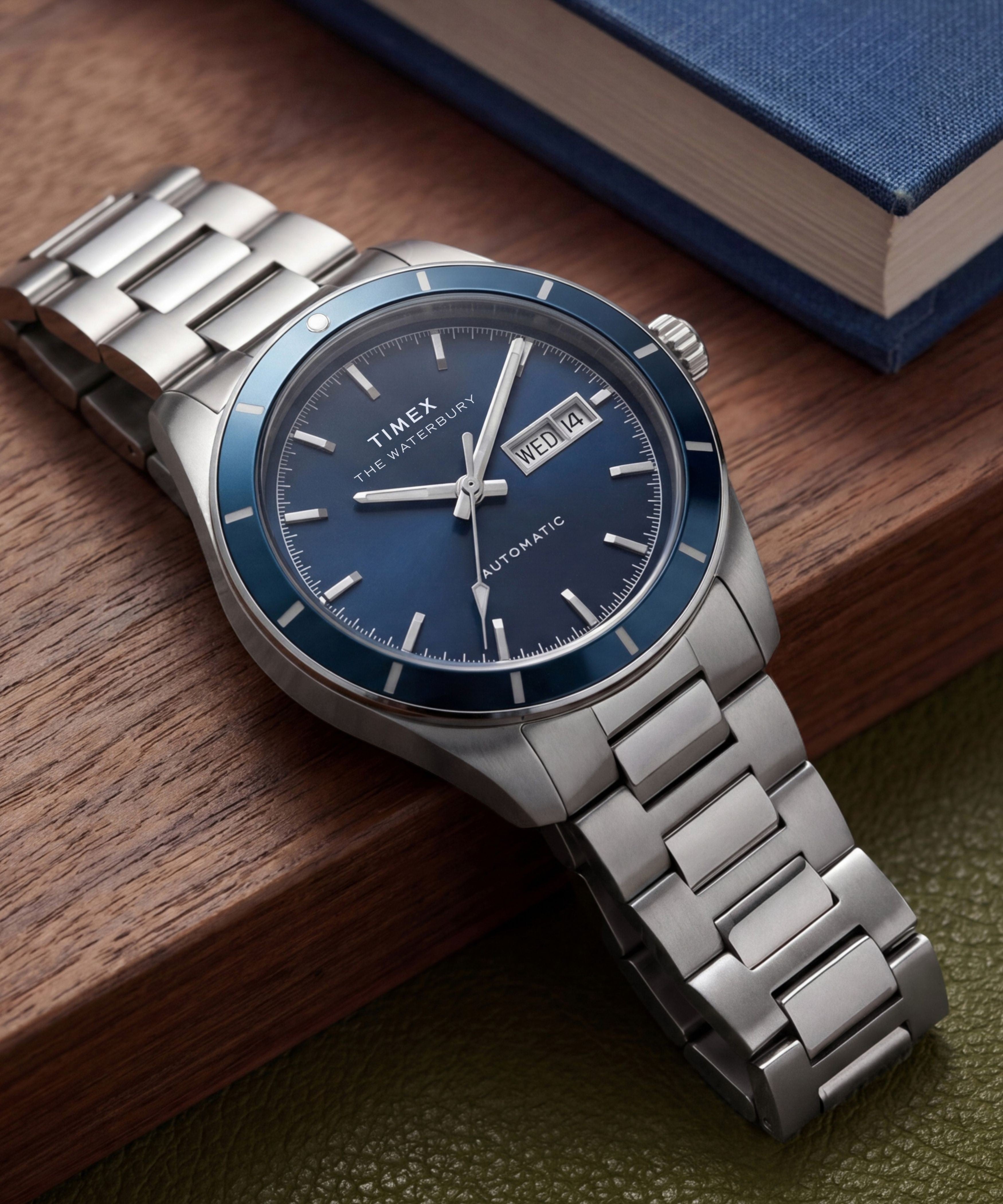 Waterbury Heritage Automatic 39mm Stainless Steel Bracelet Watch