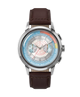 Marlin Neo Classic Chronograph | 40mm, Steel, Brown Leather, Silver Dial
