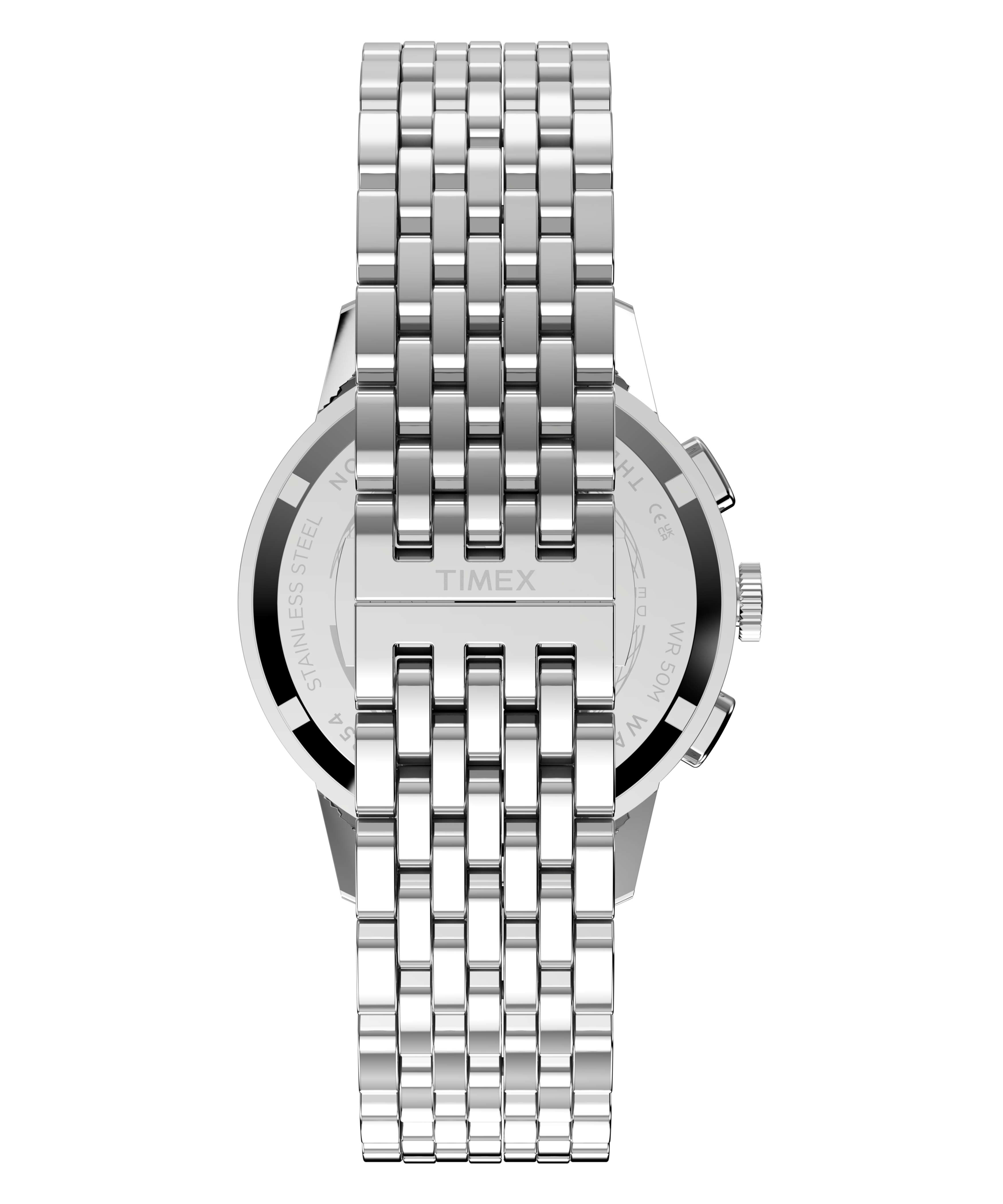 Marlin® Neo Classic Chronograph 40mm Stainless Steel Bracelet Watch